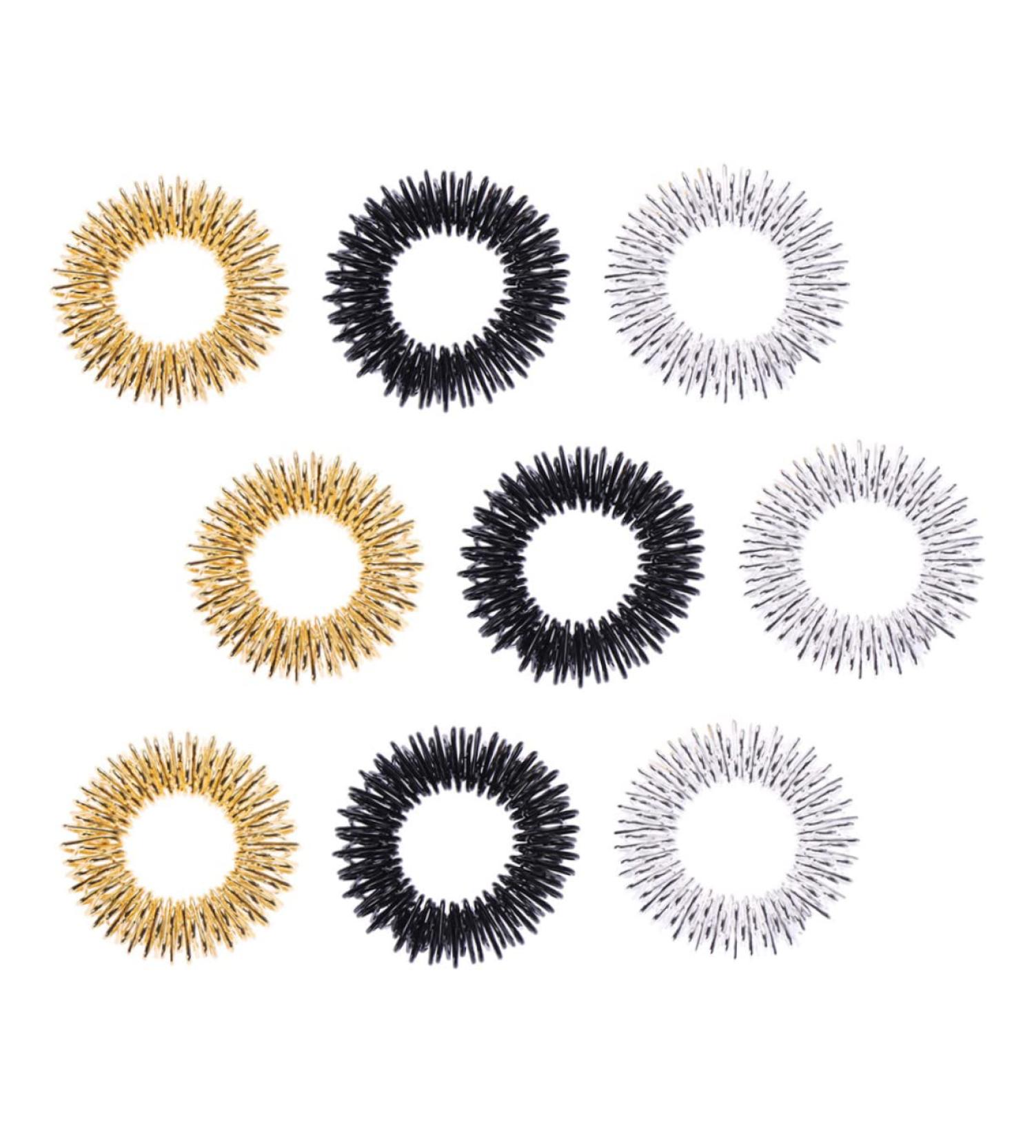 9-St Massage Device - Acupressure Ring for Finger Relief Essential Oil Diffuser Sensory Compression Ring for Car Use - Buy Online on GoSupps.com