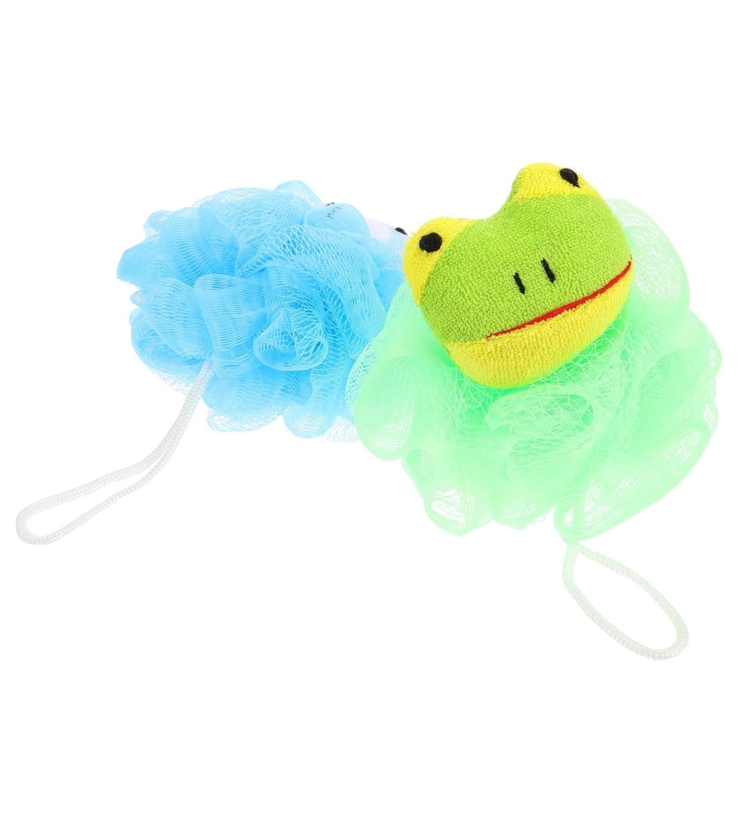 Buy Healeved 2pcs Kids Bath Balls & Shower Sponges - Soft Bath Loofah for Newborns & Women - Ideal Bath Accessories - Buy Online on GoSupps.com