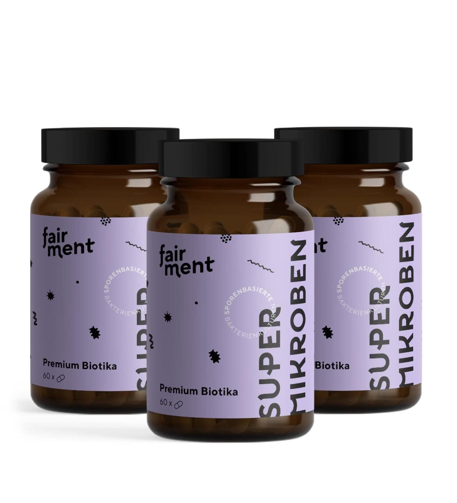 fairment SuperMikroben - 180 capsules | 3x cans with 60 capsules each 60 pieces (pack of 3)