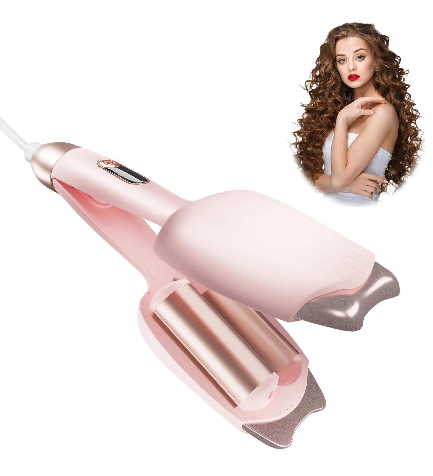  Buy 1 1/4 Inch Curling Iron - Fast Heating 3 Temperature Settings & Includes Hair Clips - Perfect for All Hair Types | International Shipping Available  - Buy Online on GoSupps.com
