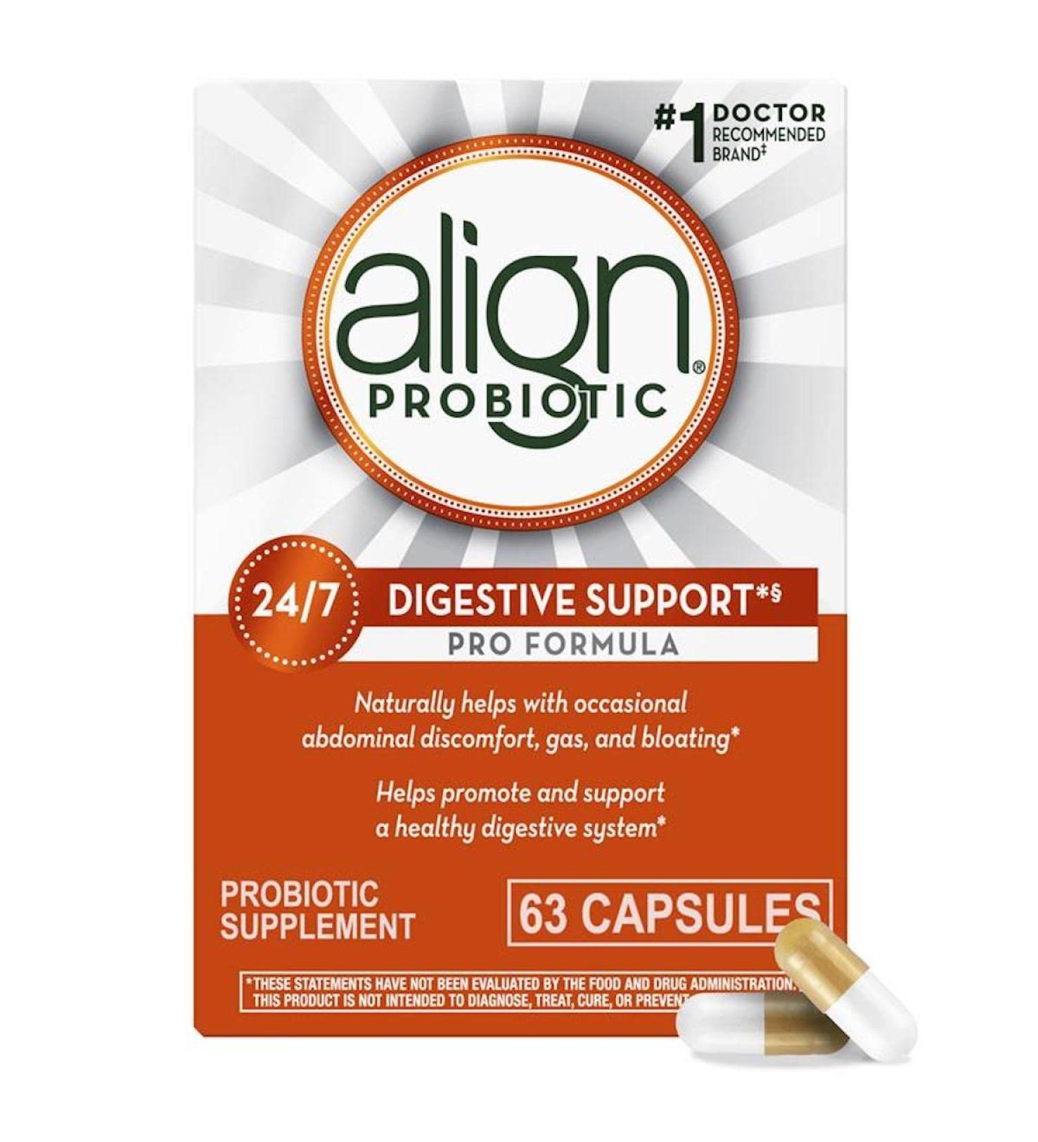 Align Probiotics Supplement | 63 Capsules for Digestive Health - Buy Online on GoSupps.com