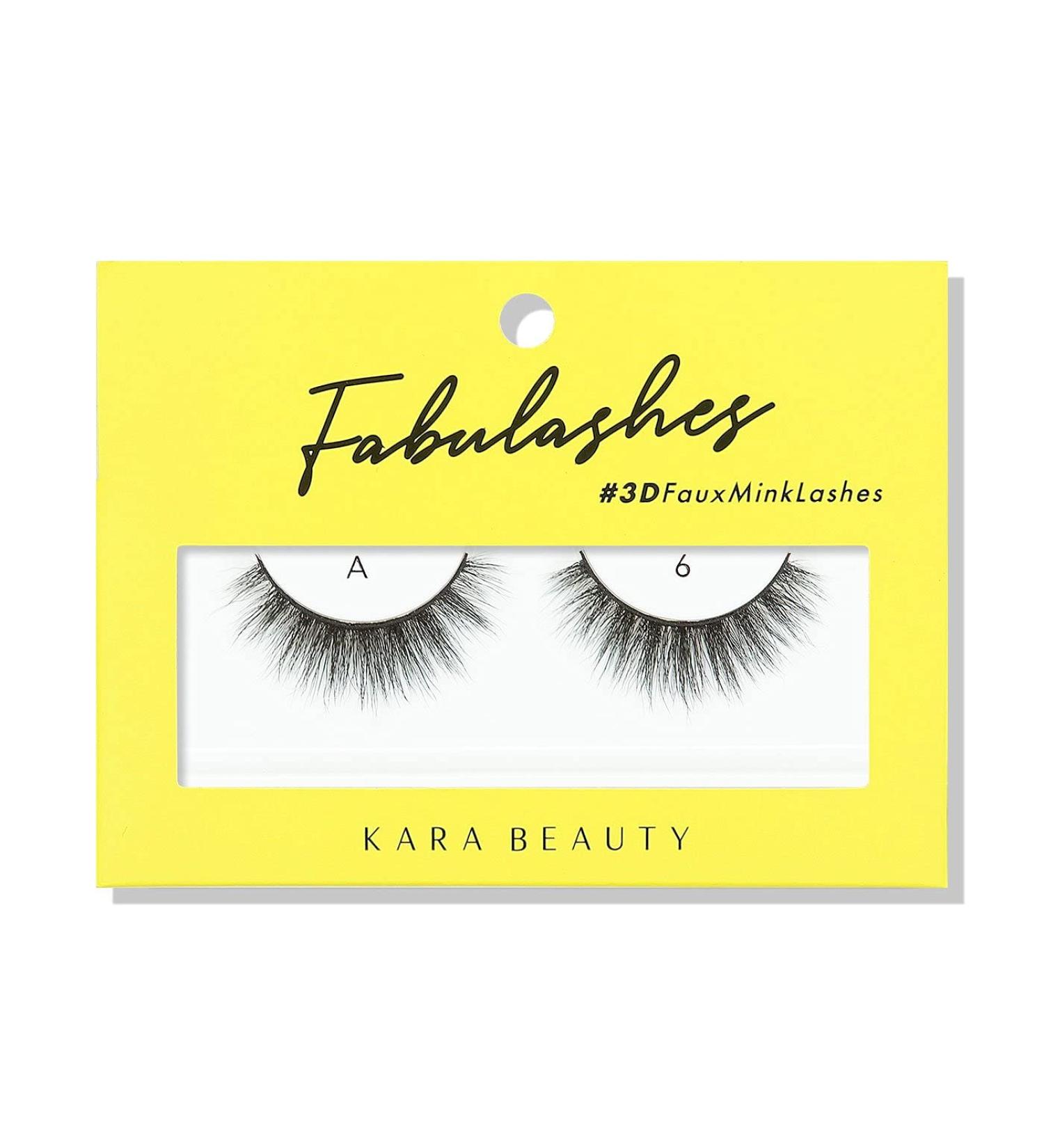 Kara Beauty Fabulashes 3D Faux Mink False Eyelashes - Style A6 | International Shipping Available - Buy Online on GoSupps.com