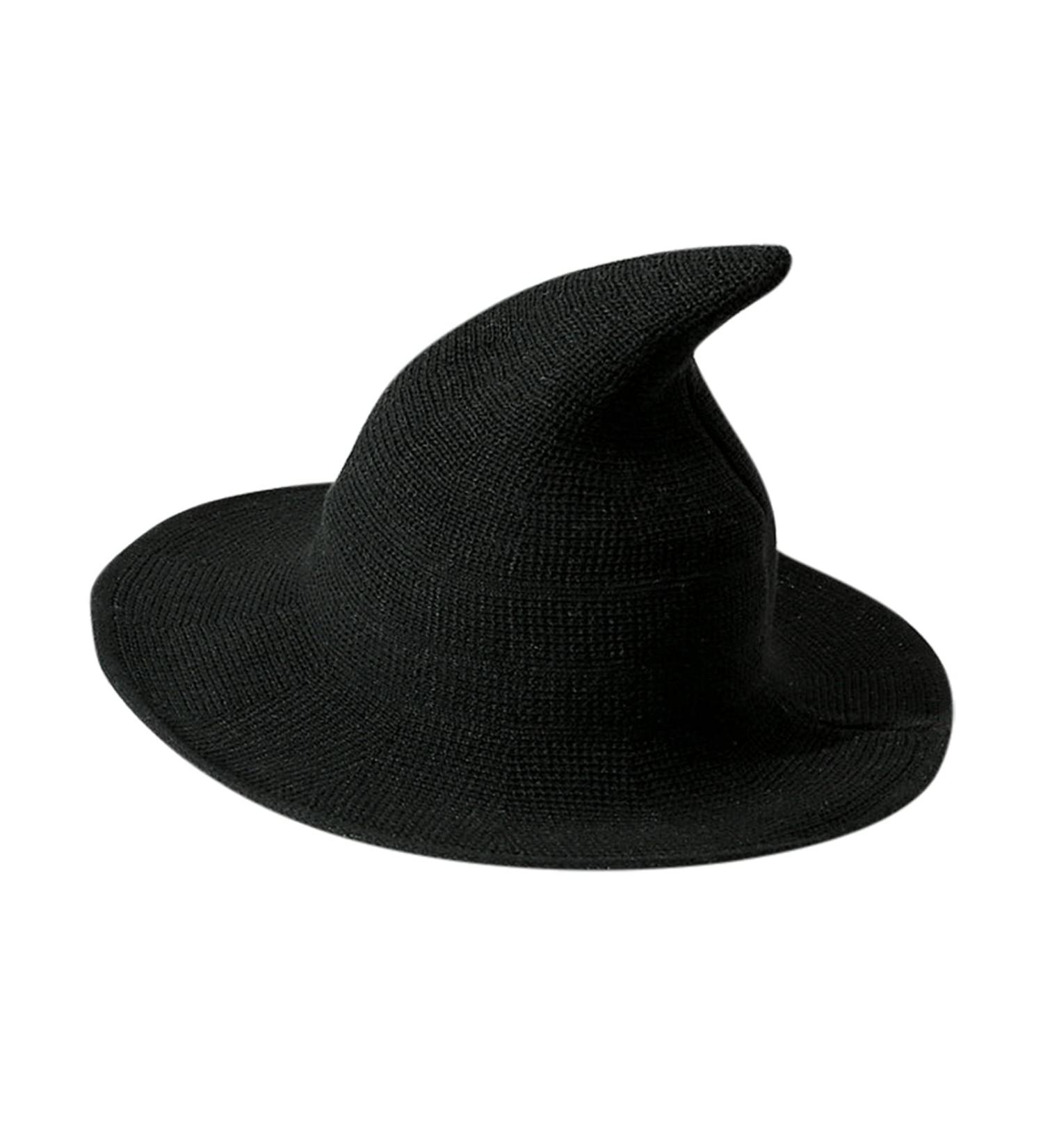 Unisex Cooling Hat with Large Brim for Summer - Foldable Witch Costume Baseball Cap in Black - Buy Online on GoSupps.com