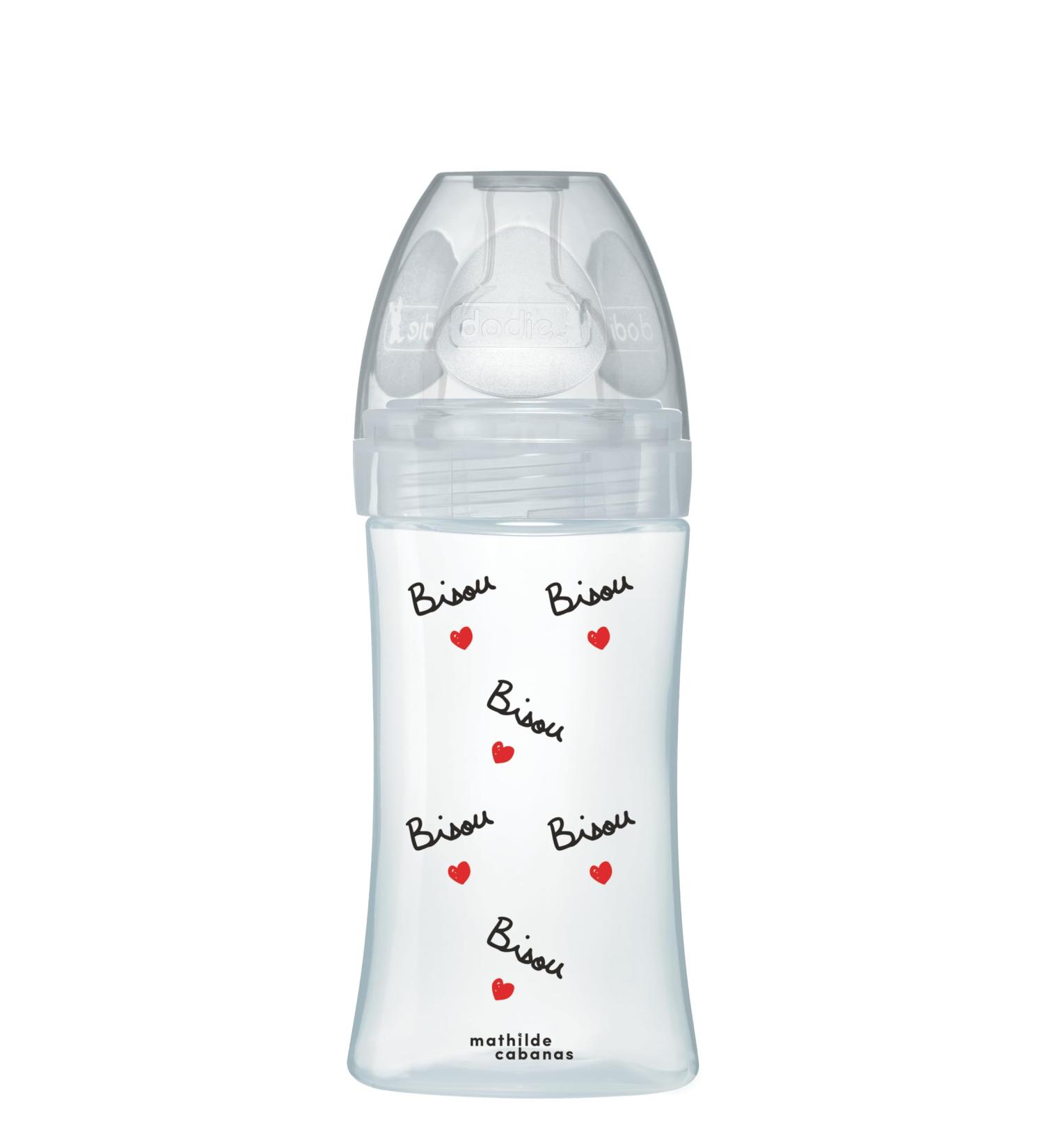 DODIE Mathilde Cabanas Anti-Colic Flat Teat Bottle 270 ml Flow 2 - Buy Online on GoSupps.com