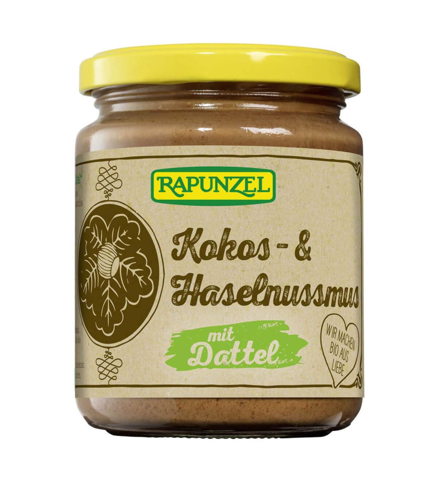 Rapunzel - Coconut and hazelnut butter with dates - 0.25 kg Coconut & hazelnut butter 250 g (1 pack)