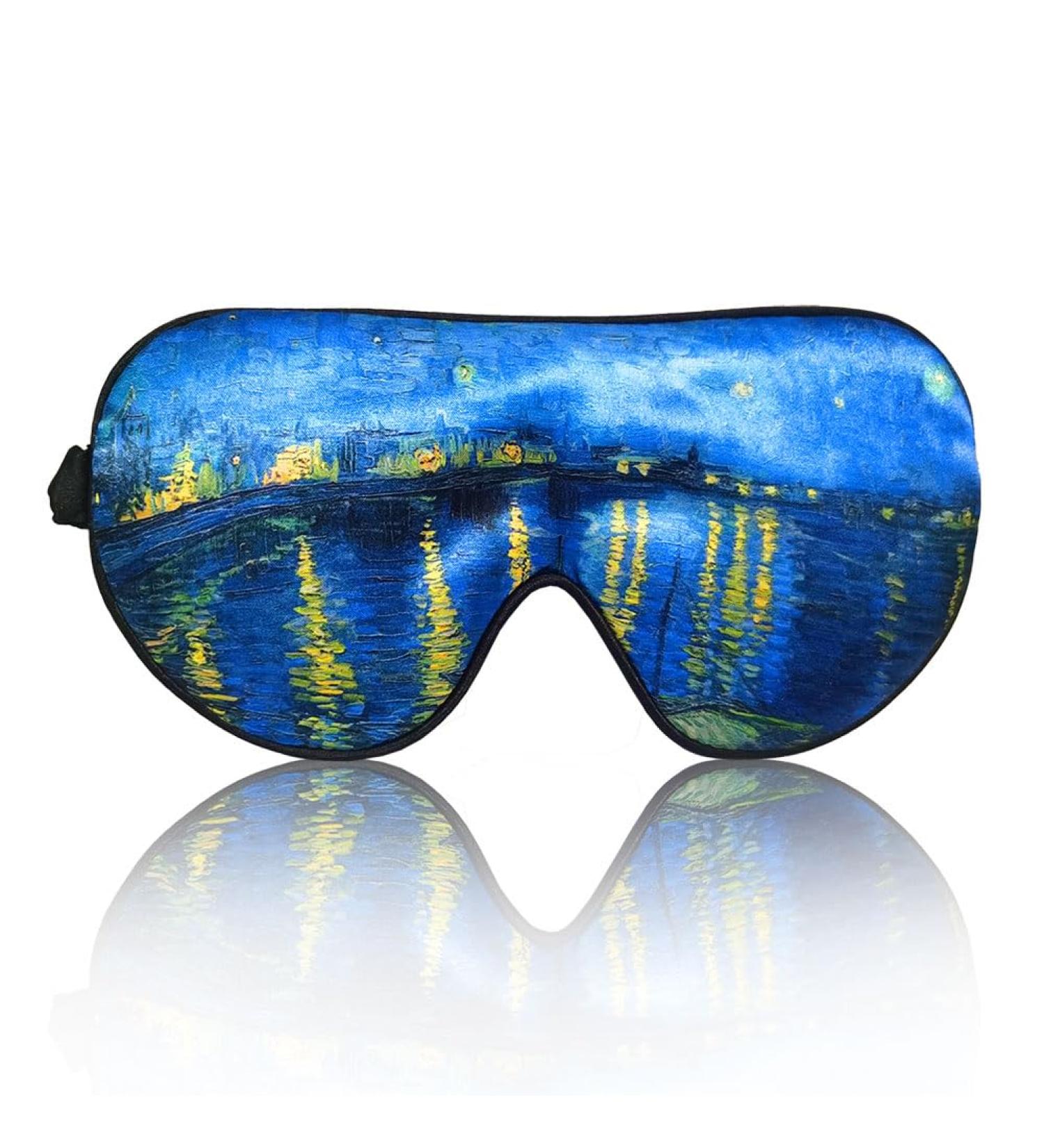 VAN GOGH Sleep Eye Mask | 100% Silk Comfort | Light Blockout & Ear Plugs for Travel - Perfect for Men & Women - Buy Online on GoSupps.com