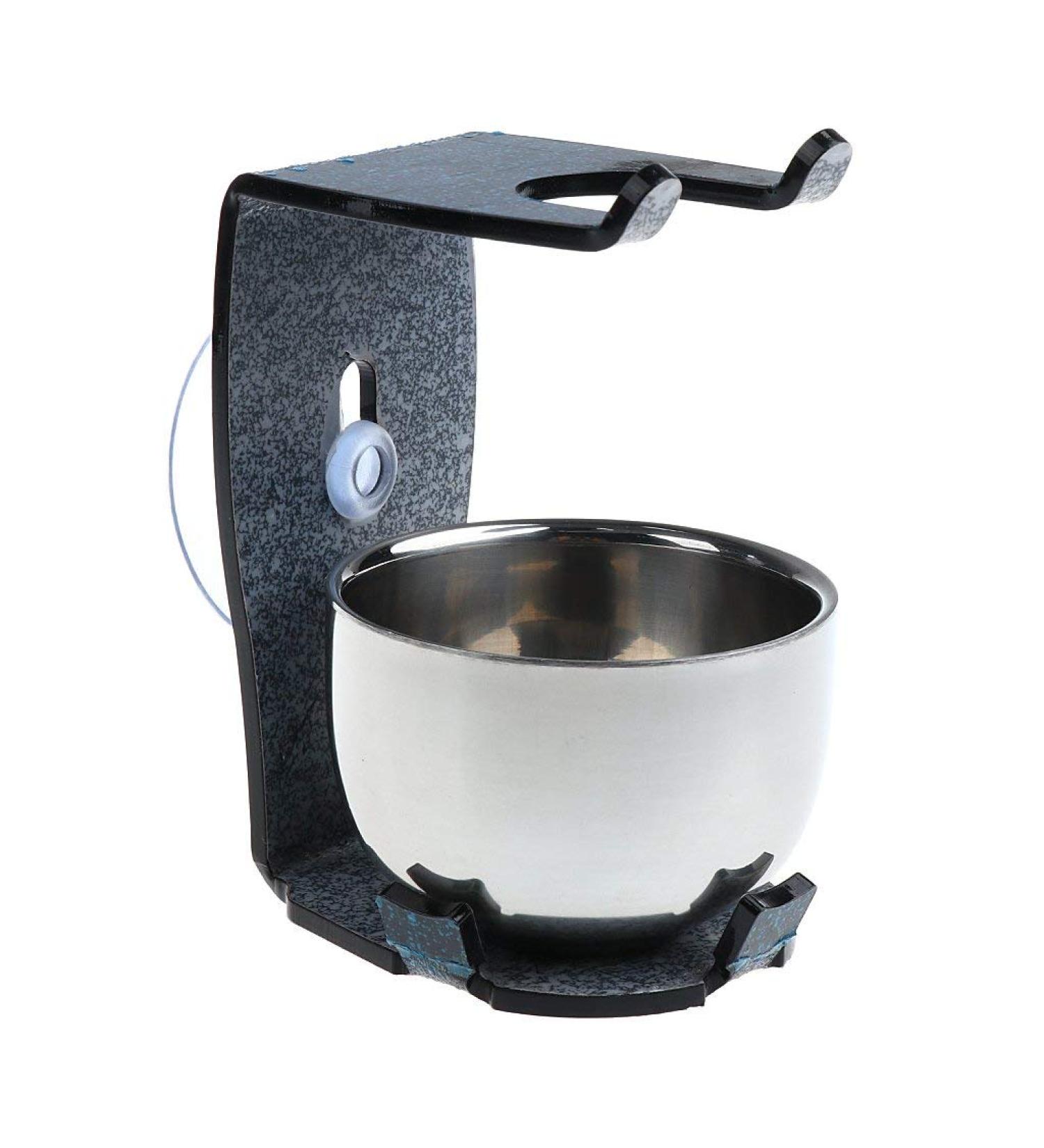 Premium Men's Stainless Steel Soap Bowl Shaving Set - International Shipping Available - Buy Online on GoSupps.com