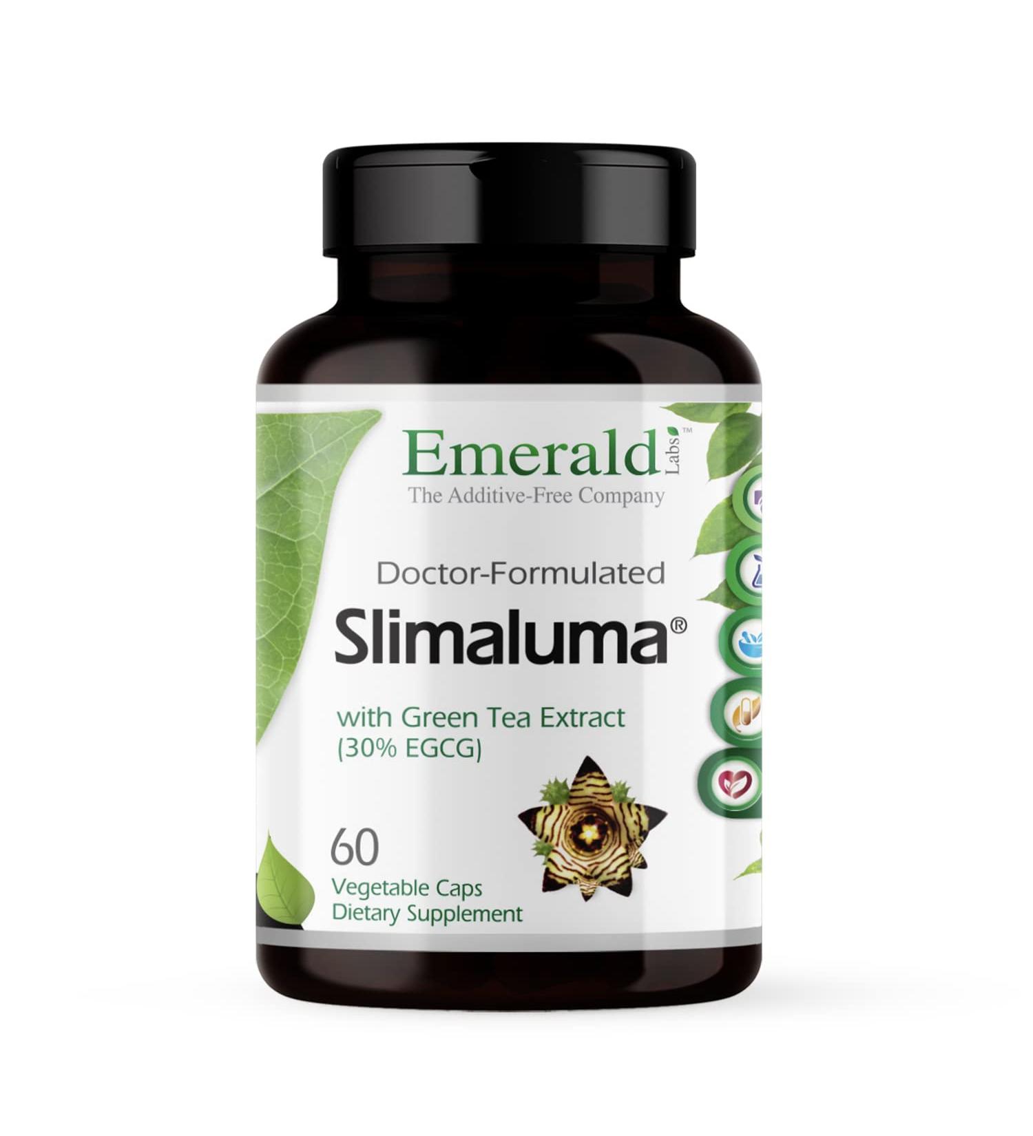 Emerald Labs Slimaluma - Natural Weight Management with Green Tea Extract - 60 Capsules - Buy Online on GoSupps.com