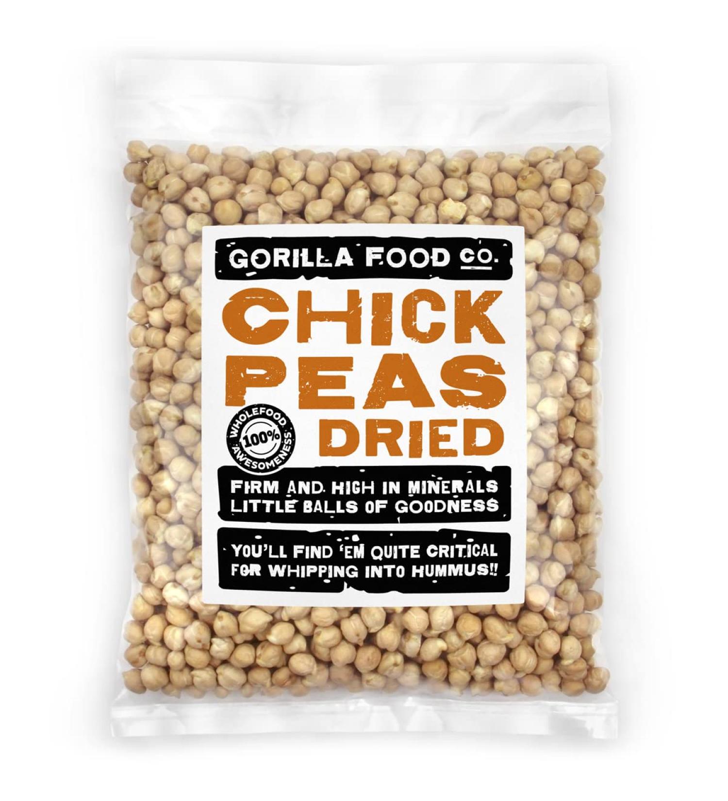 Gorilla Food Co. Chickpeas Dried - 400g - Buy Online on GoSupps.com