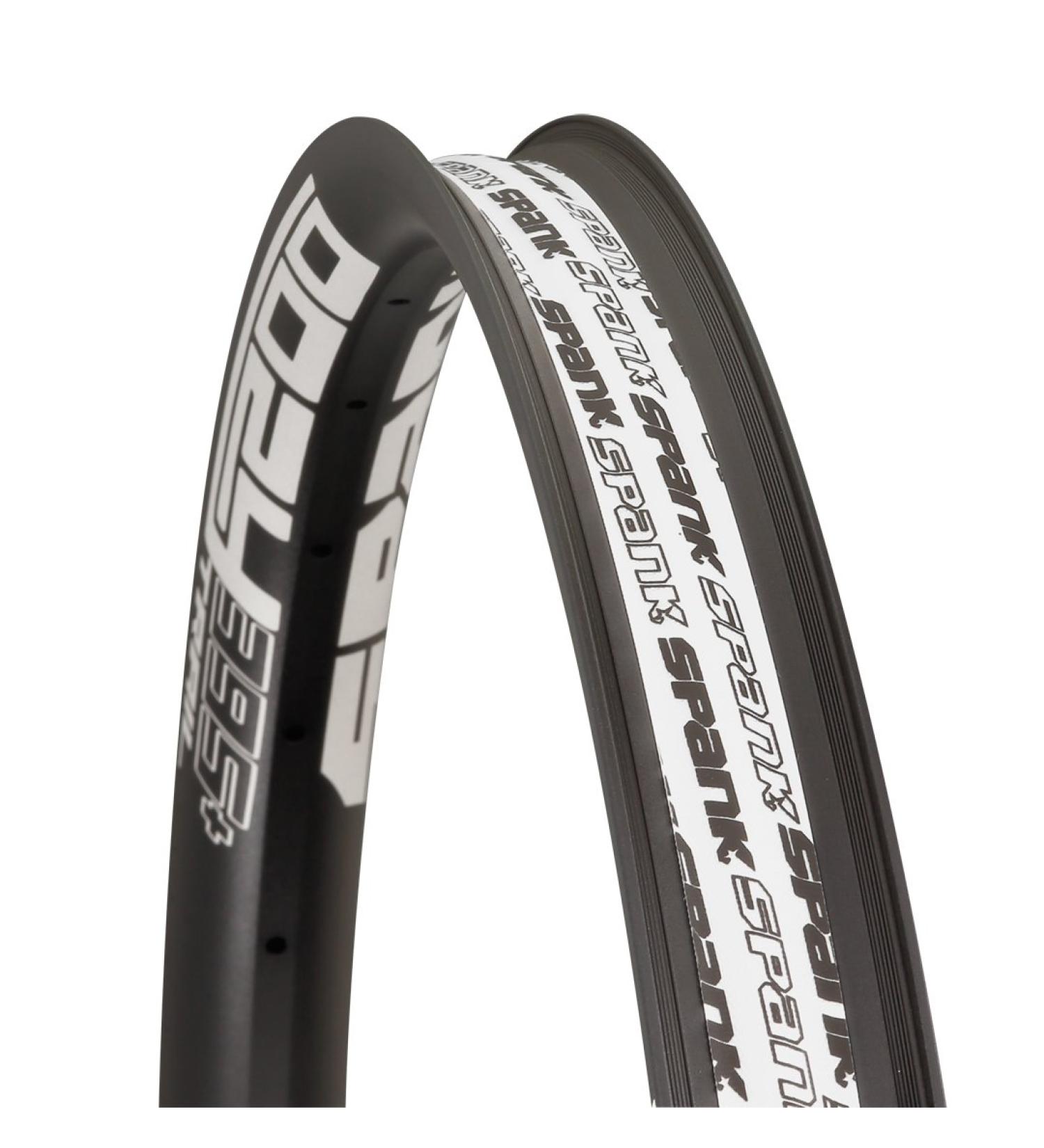 Spank OOZY Trail 395 Bike Rims - 27.5 Inch Black | Tubeless-Ready Corrugated Rim | ASTM-5 Certified for All Mountain, Trail, E-Bike | Dynamal Alloy Shotpeen Anodized Black - Buy Online on GoSupps.com