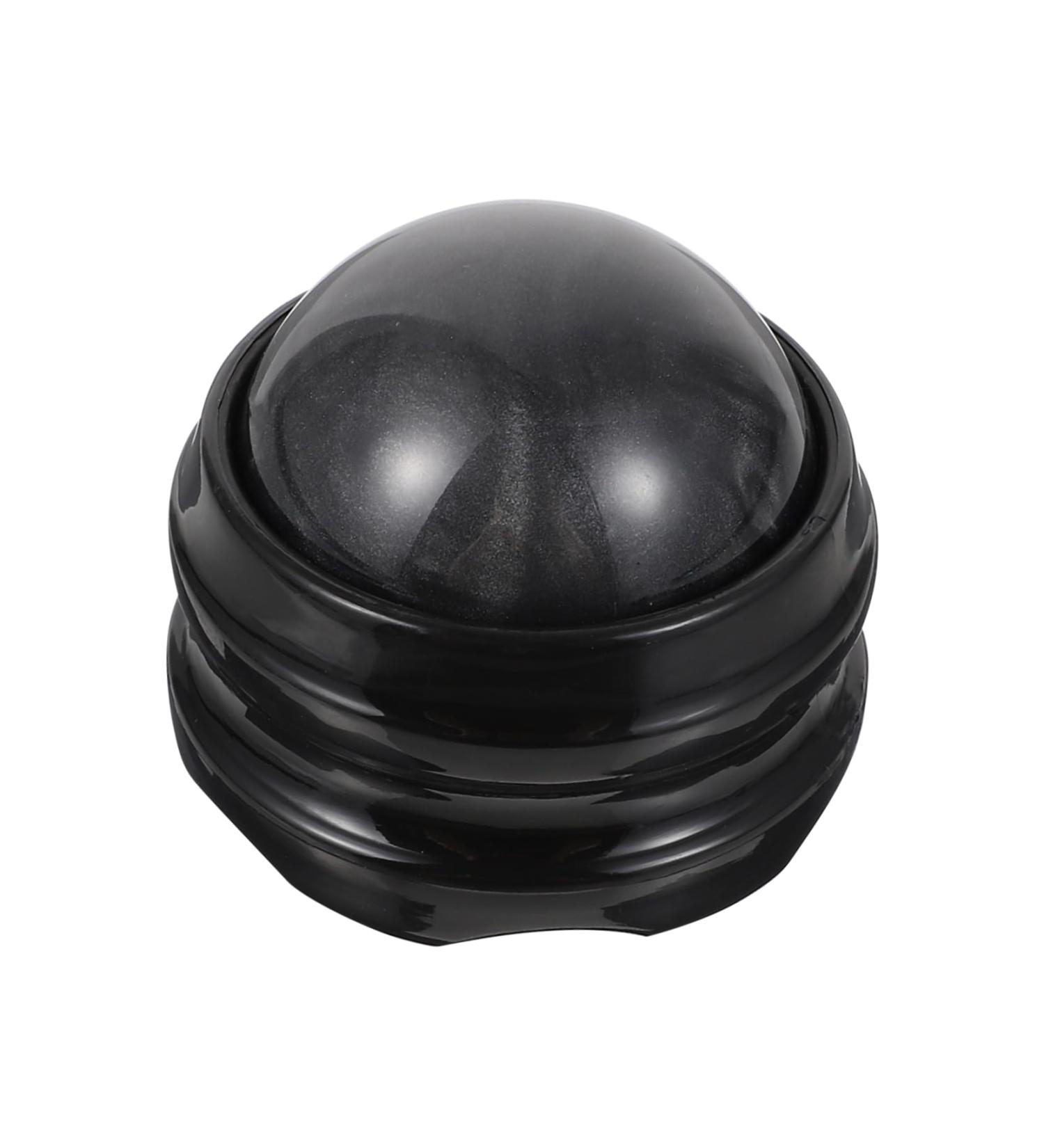Lurrose Massage Ball - Hand Massage Device for Deep Tissue Relief | Multifunctional Fitness Accessory | 6.5x6.1cm Black Yoga Rollerball - Buy Online on GoSupps.com