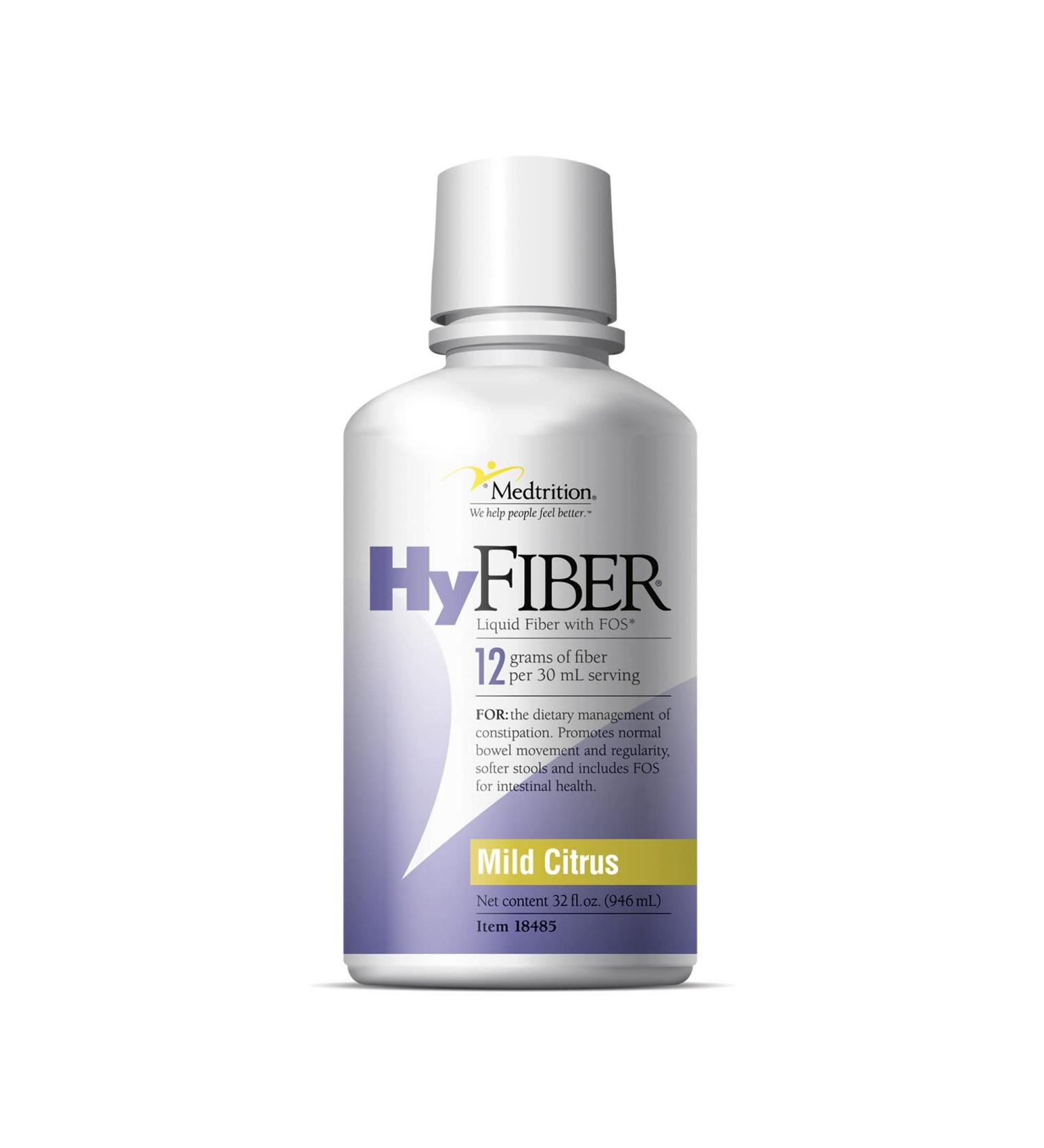 Medical Nutrition USA HyFiber Liquid Fiber with FOS - 32 oz Bottle - Buy Online on GoSupps.com