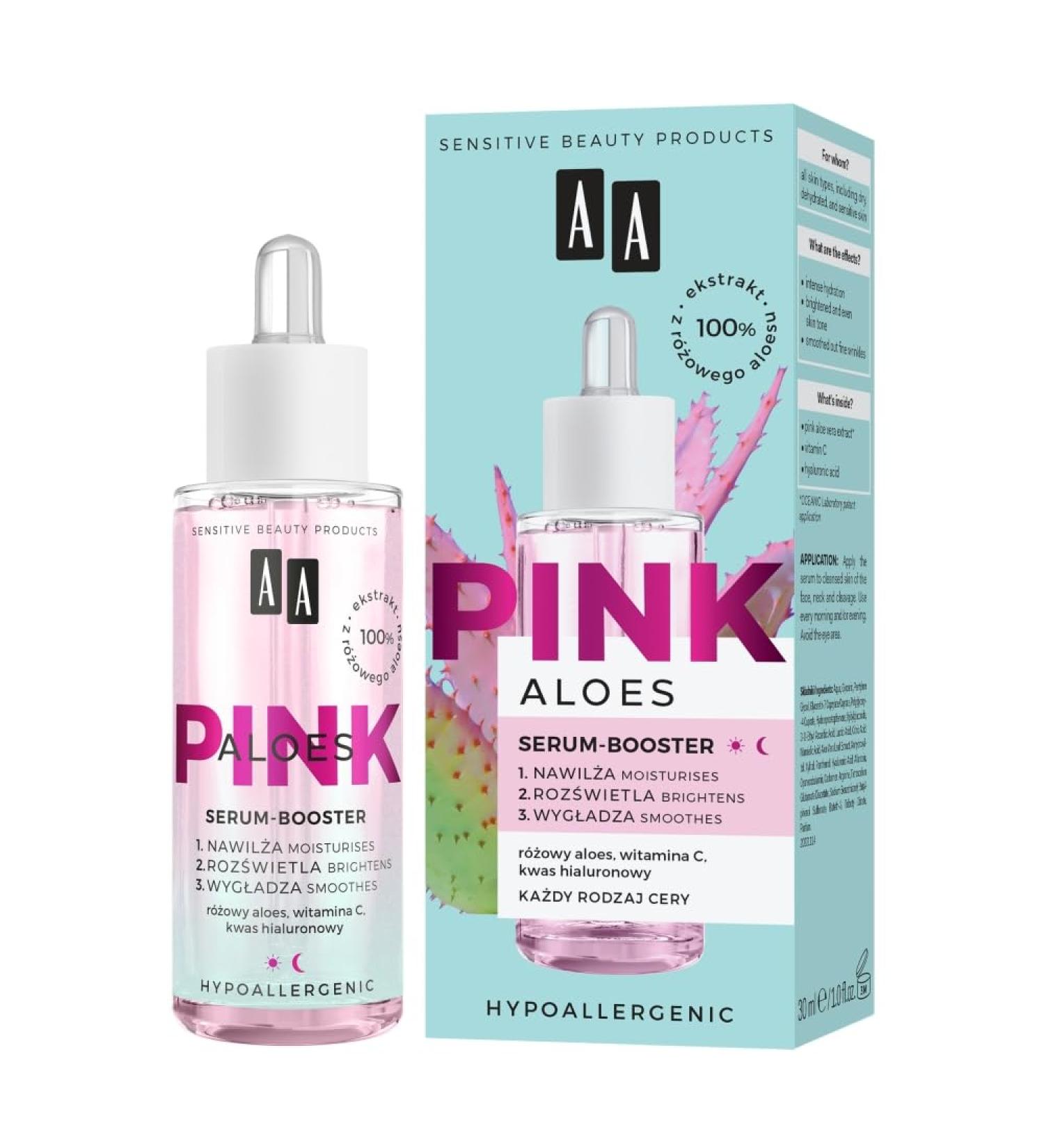 Oceanic SA AA Aloes Pink facial serum 30 ml