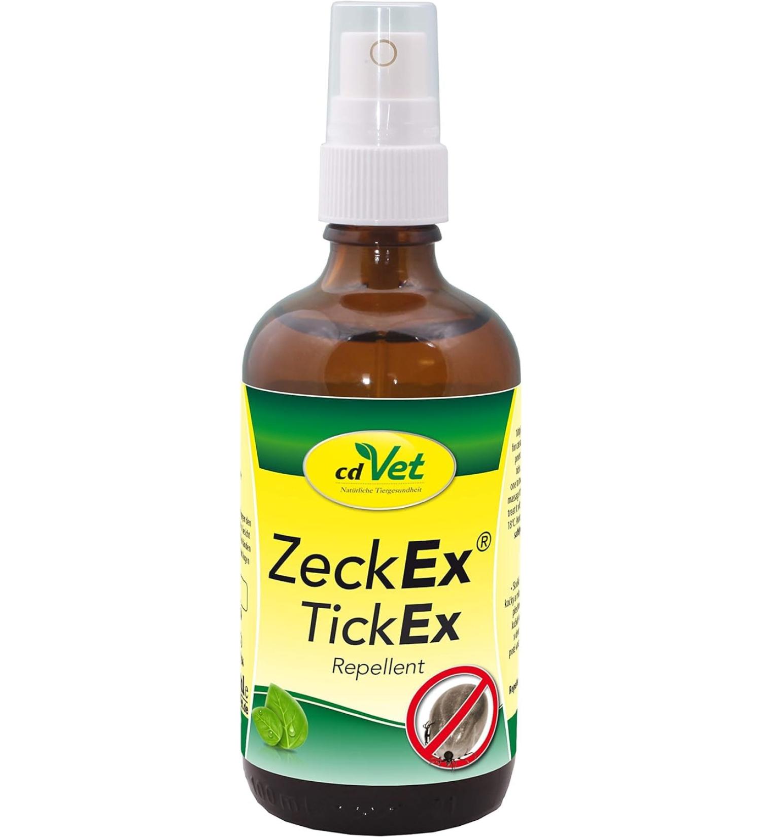 CDVET ZECKEX Tick Defense Spray 100ml | Natural Tick Remedies for Humans & Animals | Long-Lasting Protection Dermatologically Tested No Synthetic Additives - Buy Online on GoSupps.com
