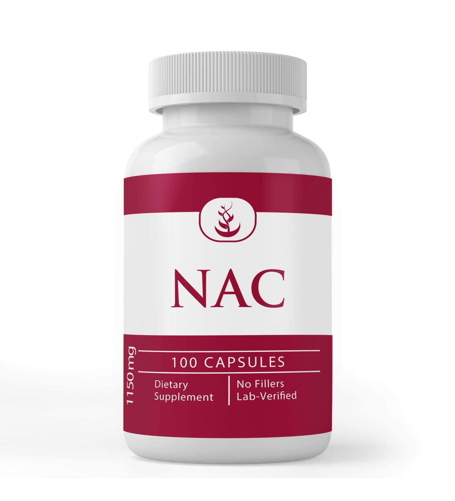 N-Acetyl L-Cysteine Capsules - Pure Original Ingredients, Lab Verified, 100 Capsules - Buy Online on GoSupps.com