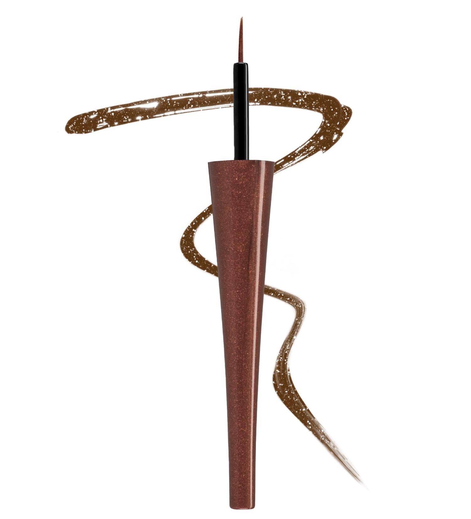Buy Wet n Wild MegaLiner Metallic Liquid Eyeliner in Metallic Brown - 0.12 fl oz | Best Price & Fast Shipping - Buy Online on GoSupps.com