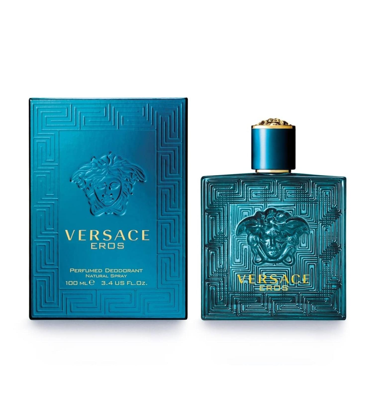 Versace Eros 3.4 Perfumed Deodorant Sp 1 Count (Pack of 1)