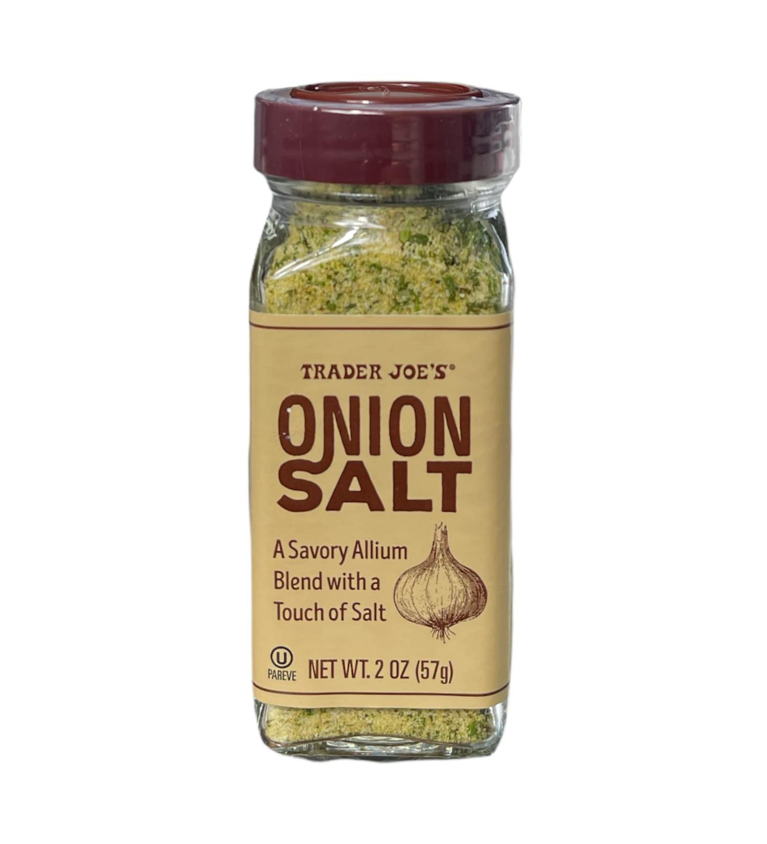 Trader Joe's Onion Salt 2 oz - Authentic Blend of Onions and Salt - Buy Online on GoSupps.com