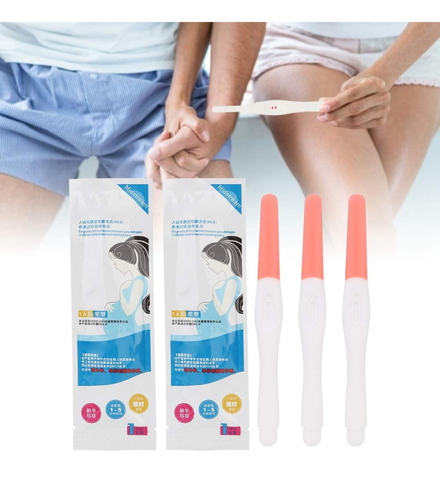 Early Pregnancy Test Kit - 5 HCG Urine Test Strips for Women | Over 99% Accuracy | Fast International Shipping - Buy Online on GoSupps.com