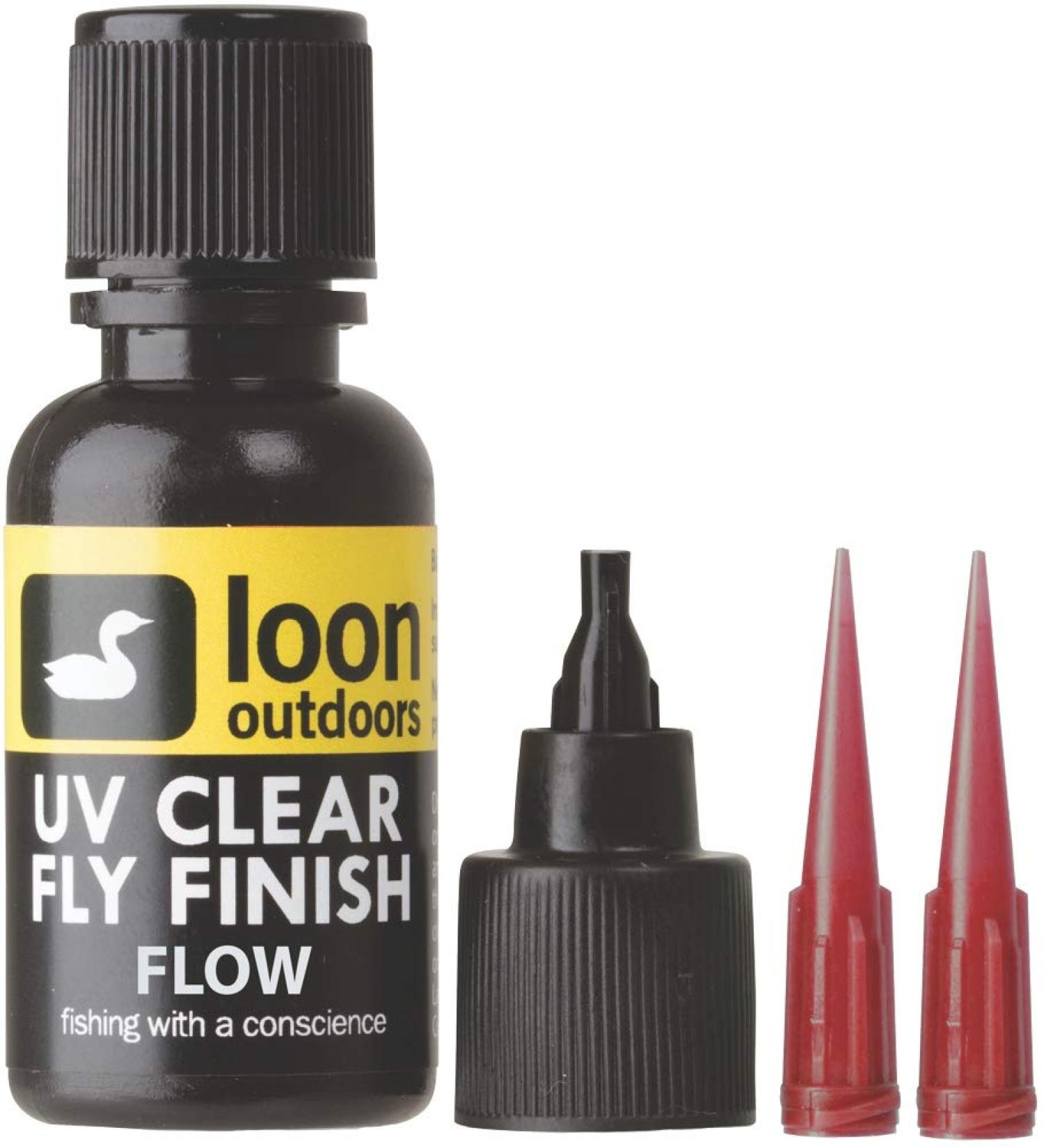 Loon Outdoors UV Clear Fly Finish Flow 1/2 oz - Quick Drying Fly Tying Resin - Buy Online on GoSupps.com