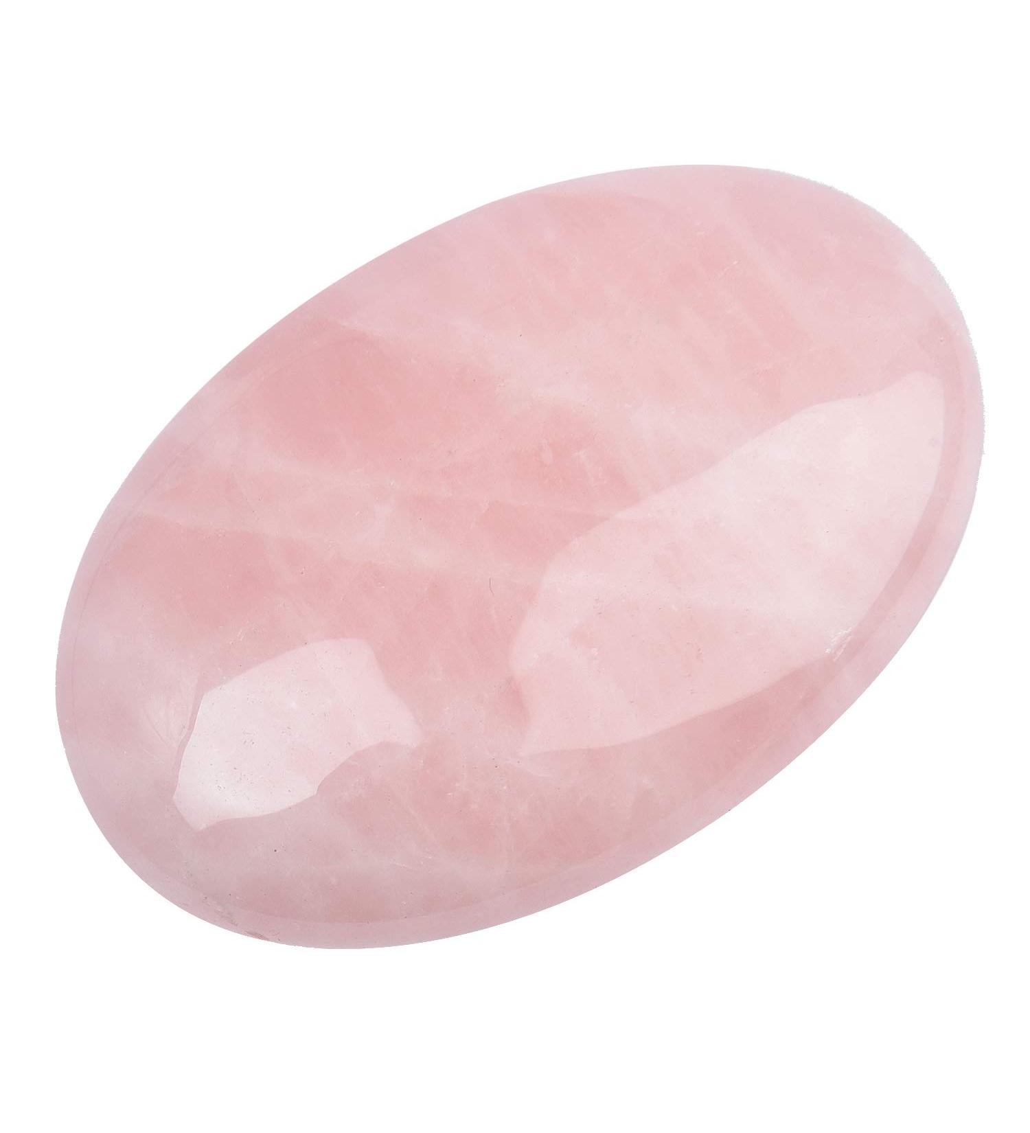 June&Ann Natural Rose Quartz Palm Stones for Meditation and Chakra Balancing - Buy Online on GoSupps.com