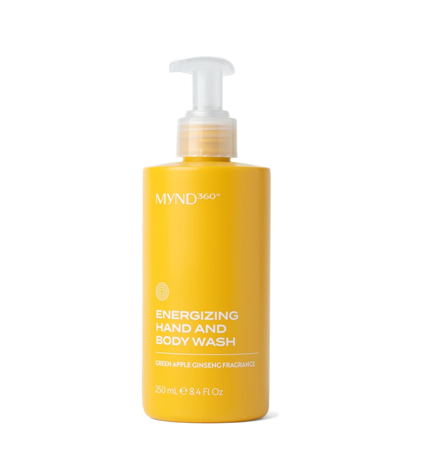 Nu Skin MYND360 Energizing Hand & Body Wash | 8.4 Fl Oz | Green Apple Ginseng Fragrance | Boosts Skin Health and Personal Care | Removes Oil & Dirt While Keeping Skin Fresh & Hydrated - Buy Online on GoSupps.com
