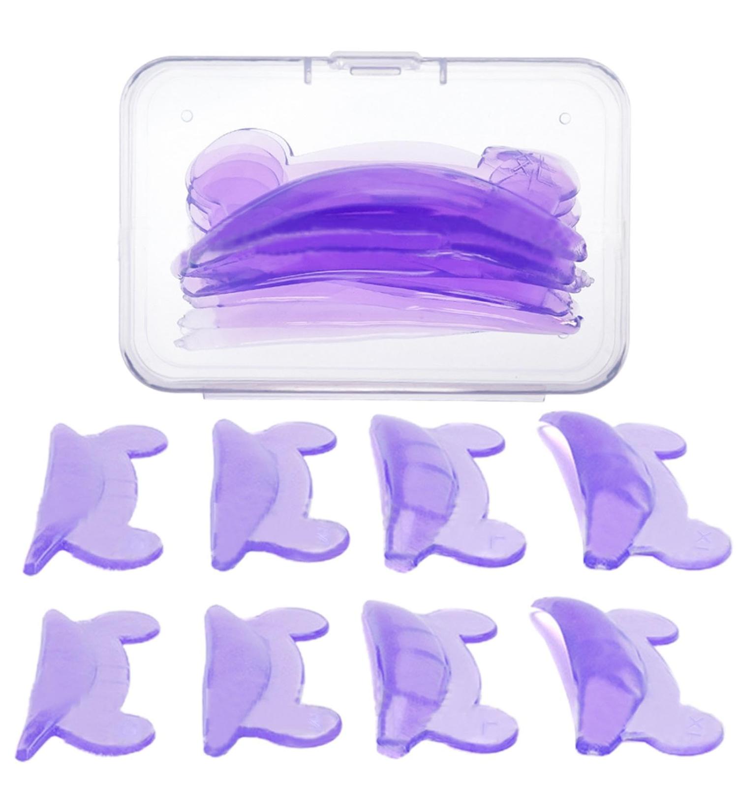 Eyelash Perming Curler - 4 Pairs Silicone Bear Style Soft Lash Lift Pads | Reusable Soft Lash Lift Pads Silicone Eyelash Perming Curler in 4 Sizes for Eye Lashes Extension - Buy Online on GoSupps.com