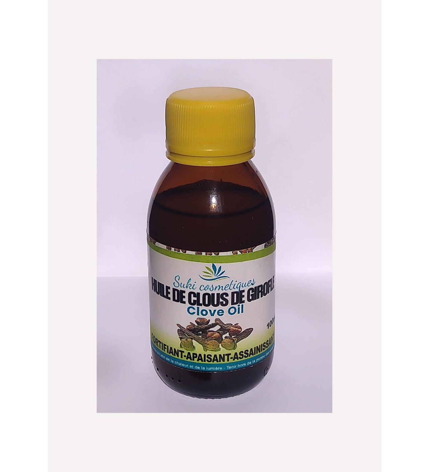 Vegetable oil Cloves 100 ml - Suki cosmetics - 100% Natural oily macerate for dry frizzy afro hair - Hair care Vegetable oil