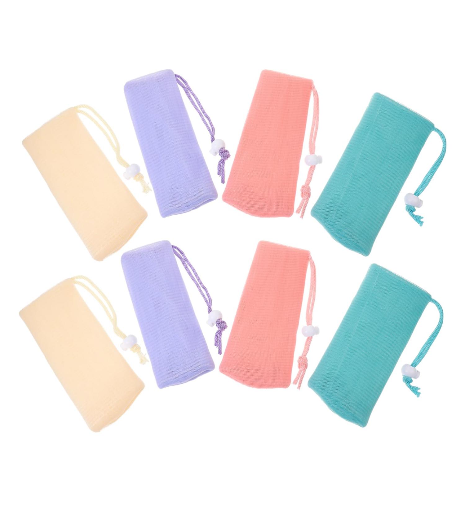HAPINARY 8pcs Soap Bags for Soap Bars Face Soap Holder Bar Shampoo Holder Shampoo Bar Bag Pe - Buy Online on GoSupps.com