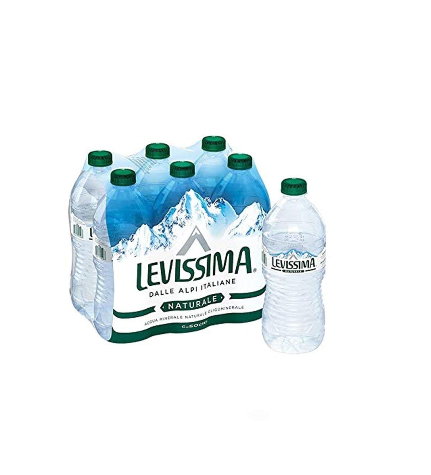 Levissima Eau d'huile min rale 6 x 0 5 l