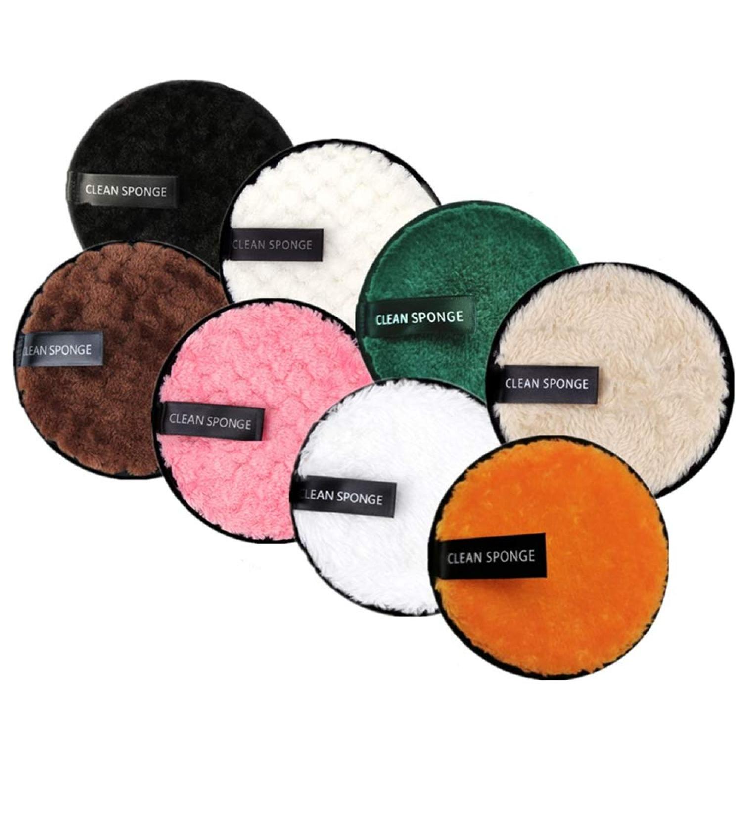 Reusable Slimming Makeup Removal Pads - Washable Face & Eye Cleaning Wipes for Men & Women | Eco-Friendly Cleansing Pads with Laundry Bag - Buy Online on GoSupps.com
