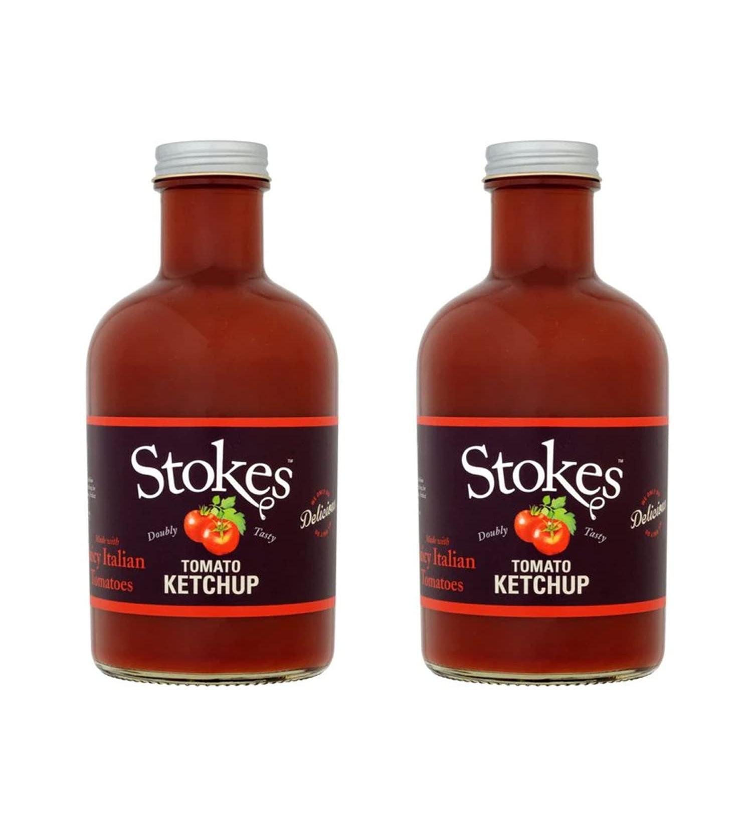 Stokes Real Tomato Ketchup 580g - Pack of 2