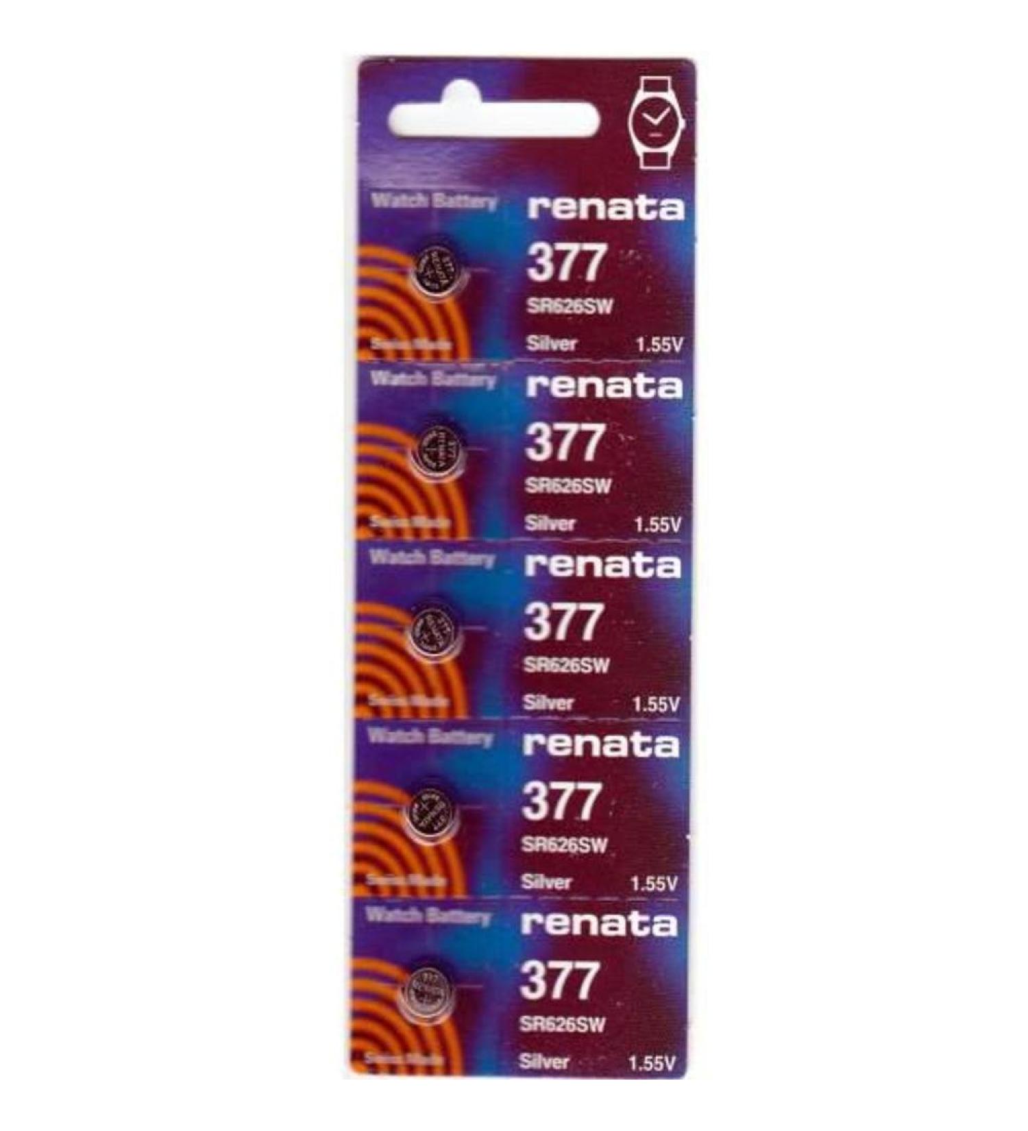 Renata Battery 377 25 Batteries