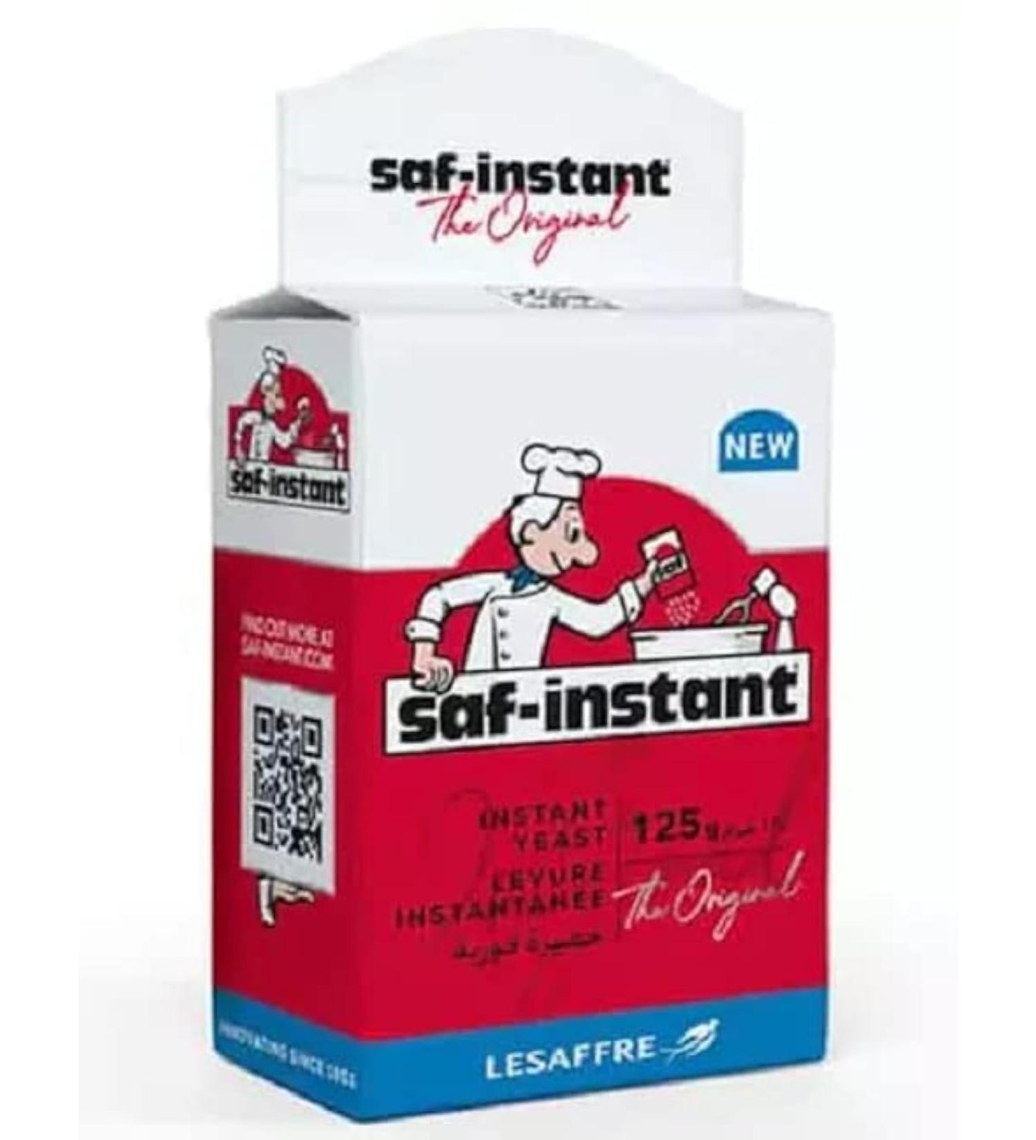 Saff instant dry yeast (low sugar bread for the red label) 125g - Buy Online on GoSupps.com