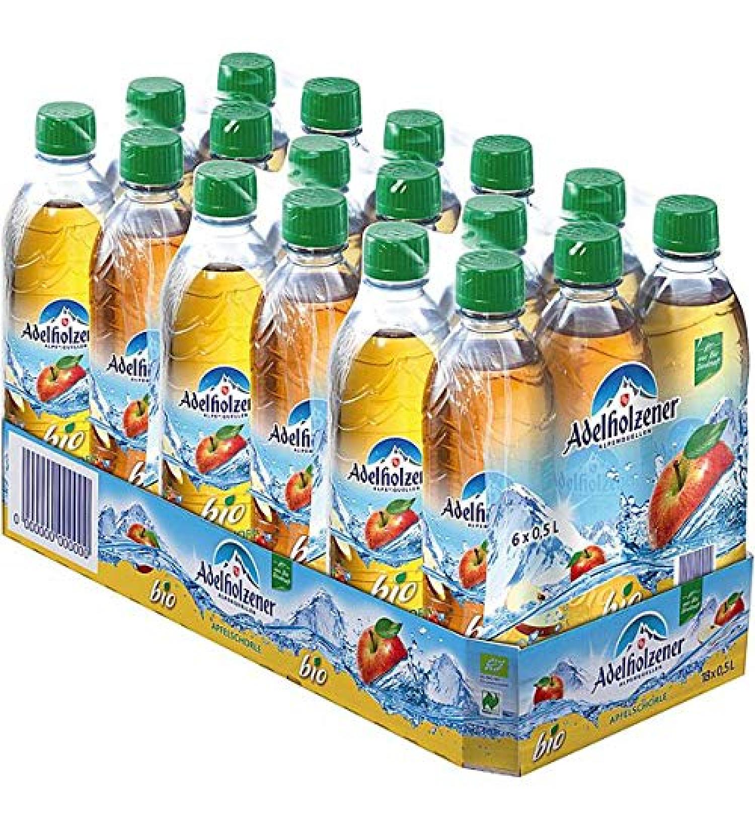 DPG Adelholzener Organic Apple Spritzer 18 pack 18 x 0.5 l DISPOSABLE