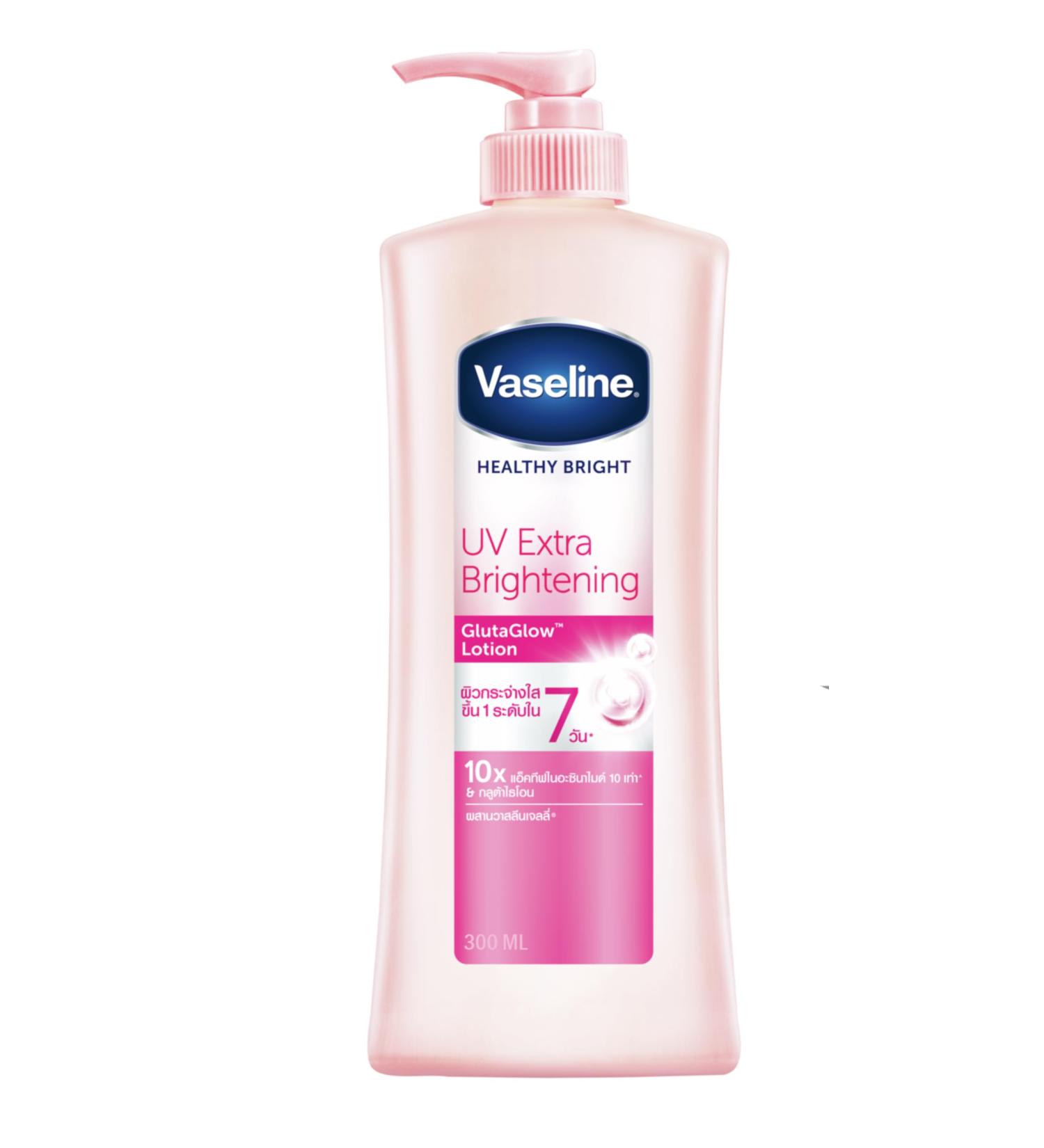 Buy Vaseline Healthy Bright UV Extra Brightening Gluta Glow Body Lotion 300ml - Enhance Skin Radiance | International Shipping Available - Buy Online on GoSupps.com