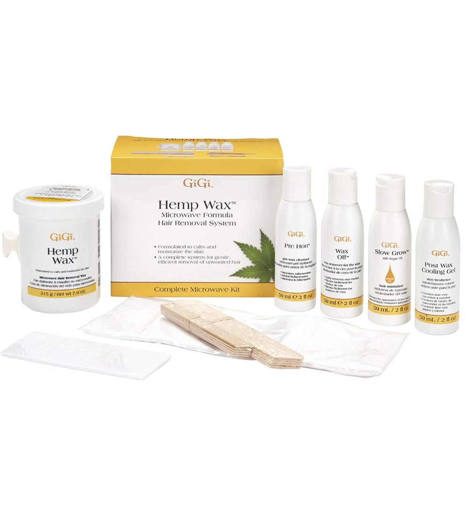 GiGi Hemp Wax Microwave Hair Removal System - Fast, Gentle, Effective - Buy Online on GoSupps.com