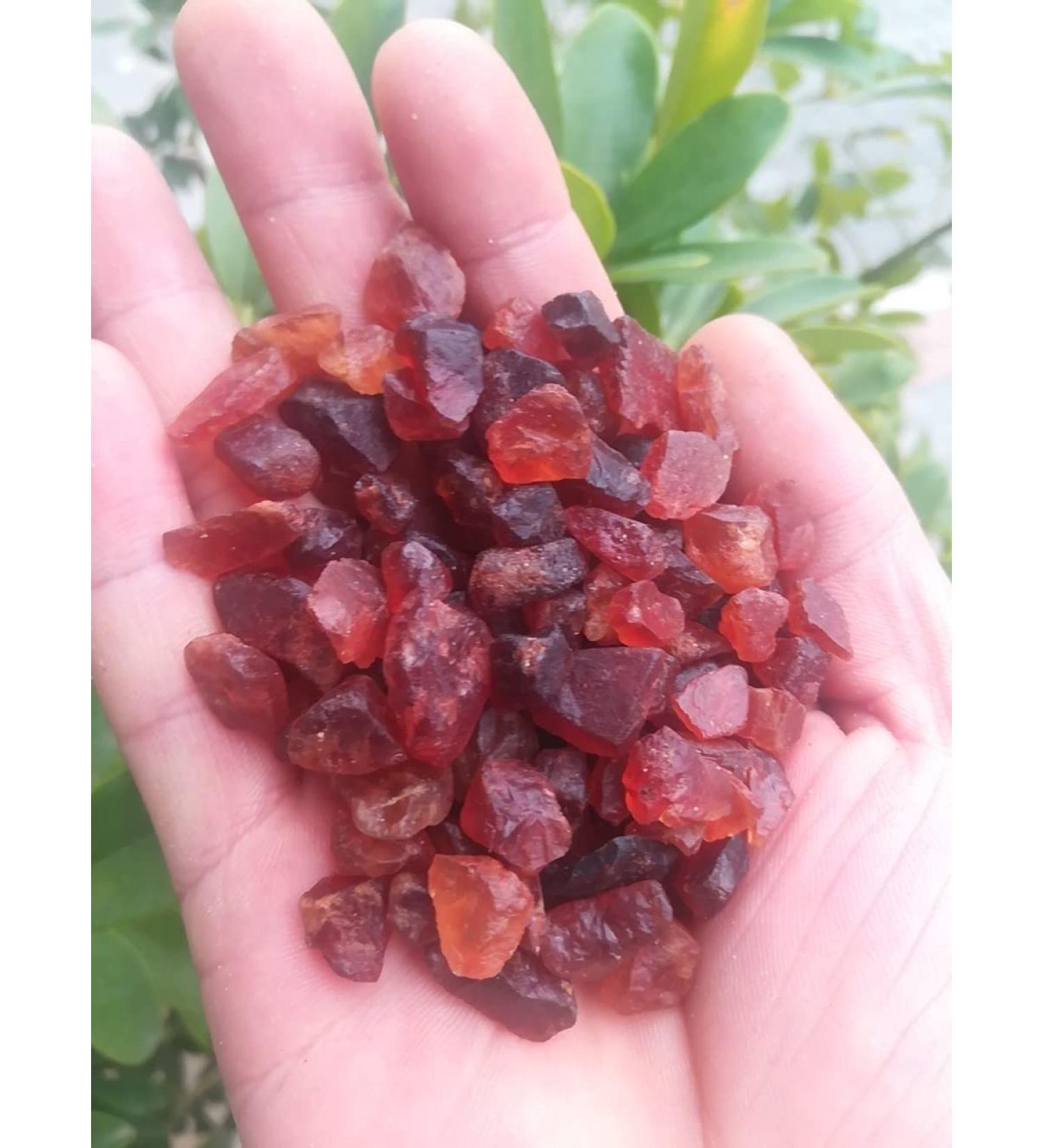 Crystal 97g Natural Rough rundum Stones and Minerals Reiki Crystal raw red Garnet for Making Jewelry - Buy Online on GoSupps.com