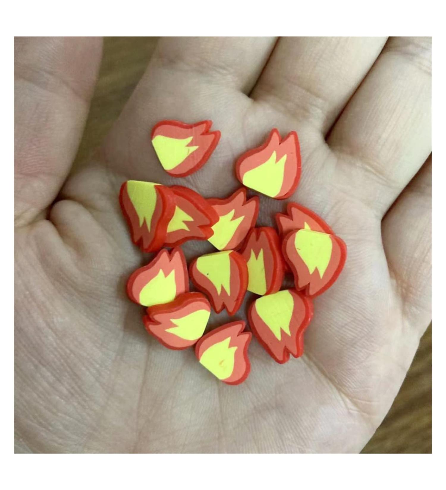 RT 50g 10mm Flame Shape Slices Polymer Clay Sprinkles for Slimes Filling Material DIY Craft Nails Art Phone Decoration Y425 (Color : Flame) - Buy Online on GoSupps.com