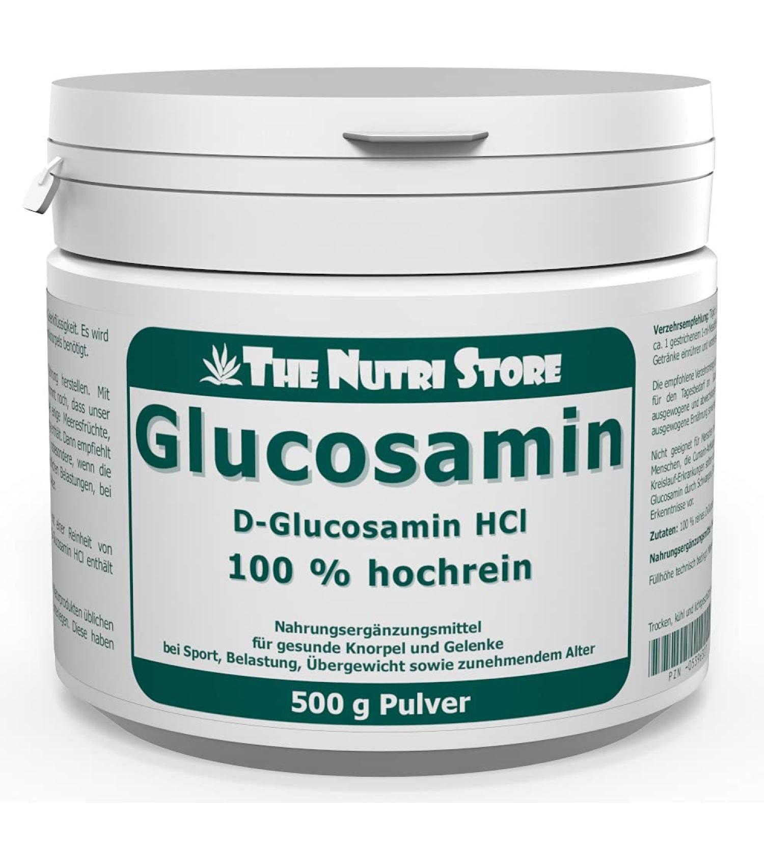 Buy 100% Pure Glucosamine HCL Powder 500g - Fast Shipping Worldwide | Premium Quality Supplement - Buy Online on GoSupps.com