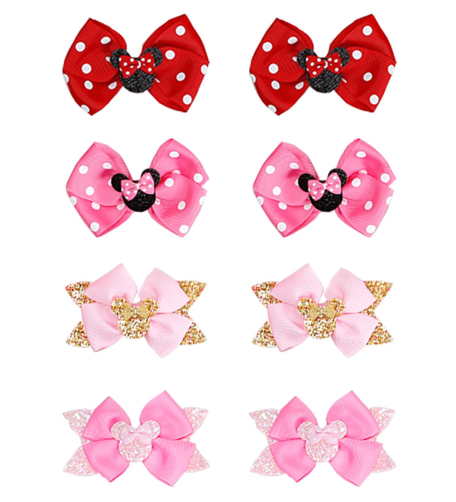 Shop Cute Disney Hair Clips for Girls - 8-Piece Hair Loop Set | Perfect Gift for Birthdays Christmas & Children's Day - Buy Online on GoSupps.com