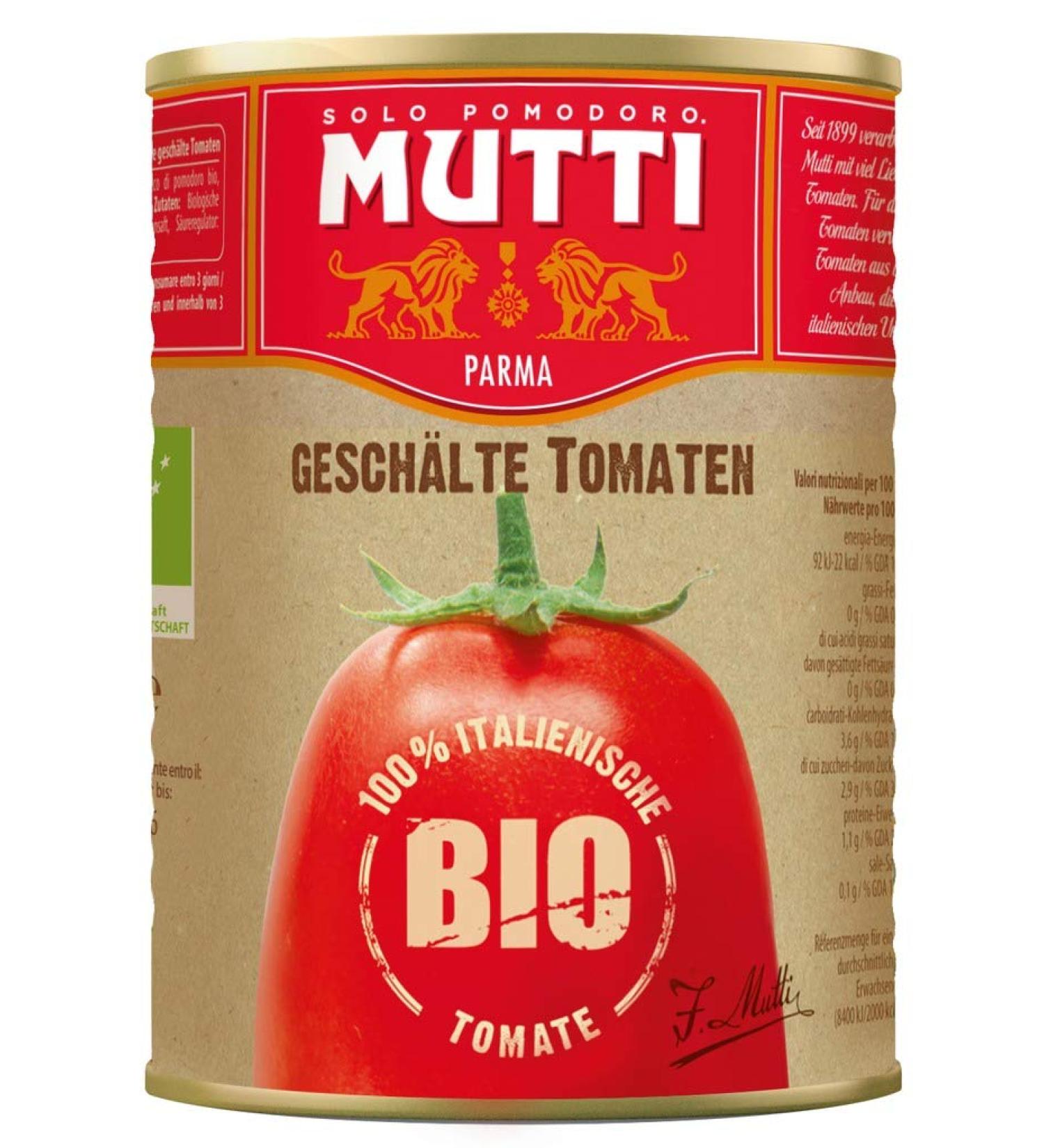 Mutti Mutti 100% Italian Peeled Tomatoes - 260g net drained weight box
