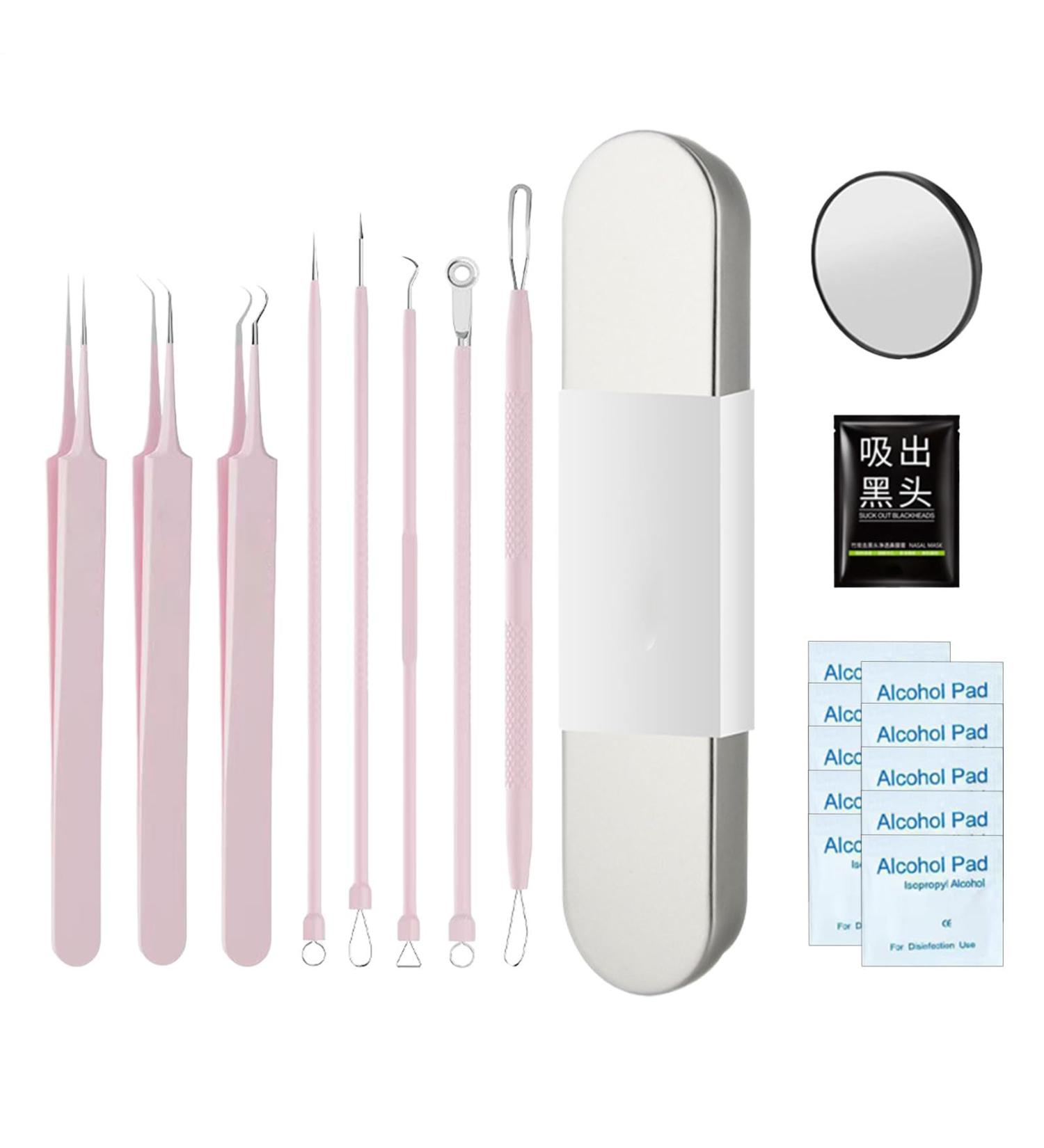 Ahuuen Pimple Extractor Set Facial Pimple Extraction Set Blemish Remover Skin Care Products With NonSlip Grip For PostWorkout Cleansing - Buy Online on GoSupps.com