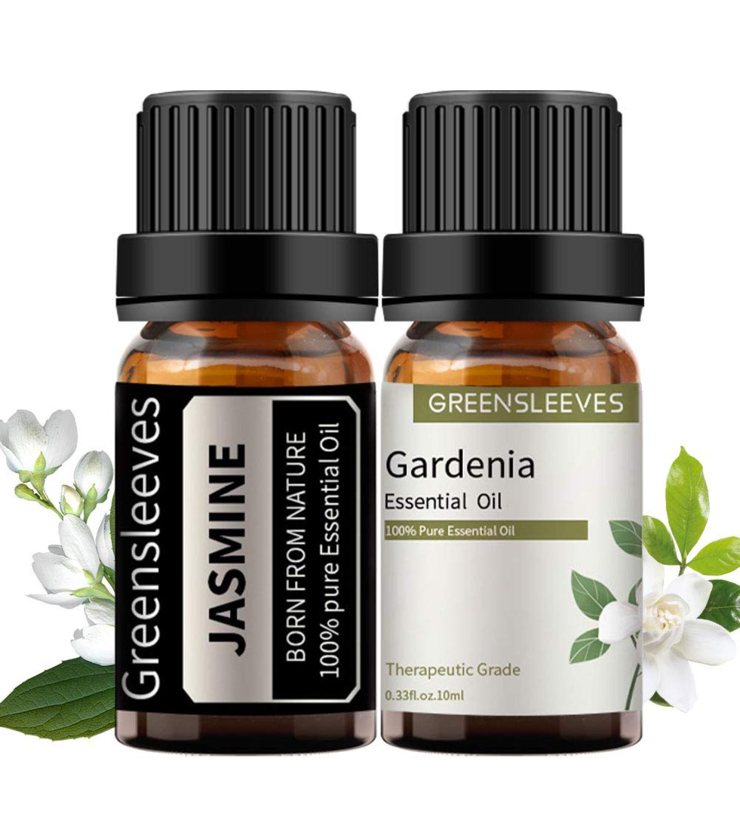GREENSLEEVES Gardenia + Jasmine Essential Oil 10ml - Pure & Aromatic - Buy Online on GoSupps.com