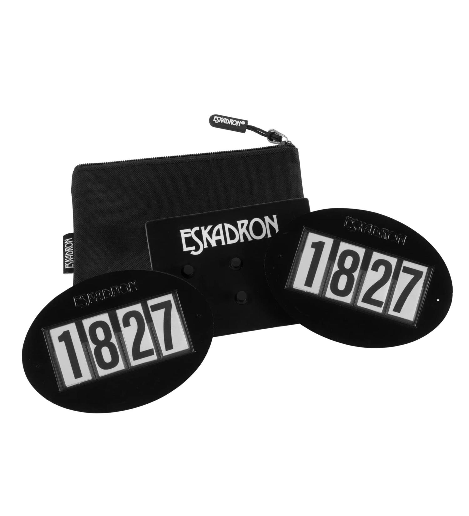Eskadron Basic START NUMBERS Set Quick-PIN 4 Black without