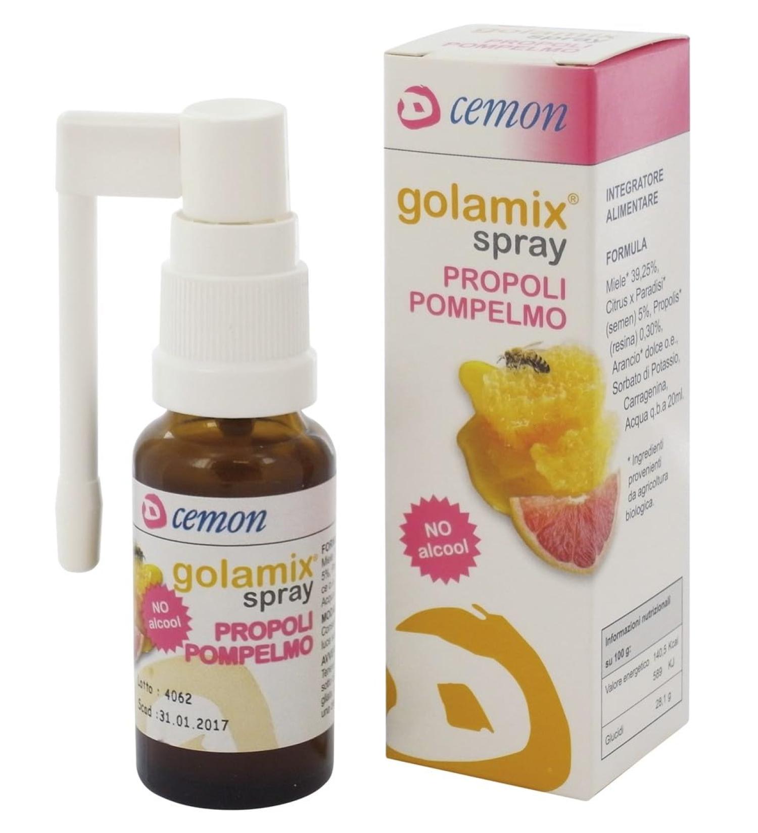 Cemon Golamix Propoli and Grapefruit Spray for the Wellness of the Oral Cavity