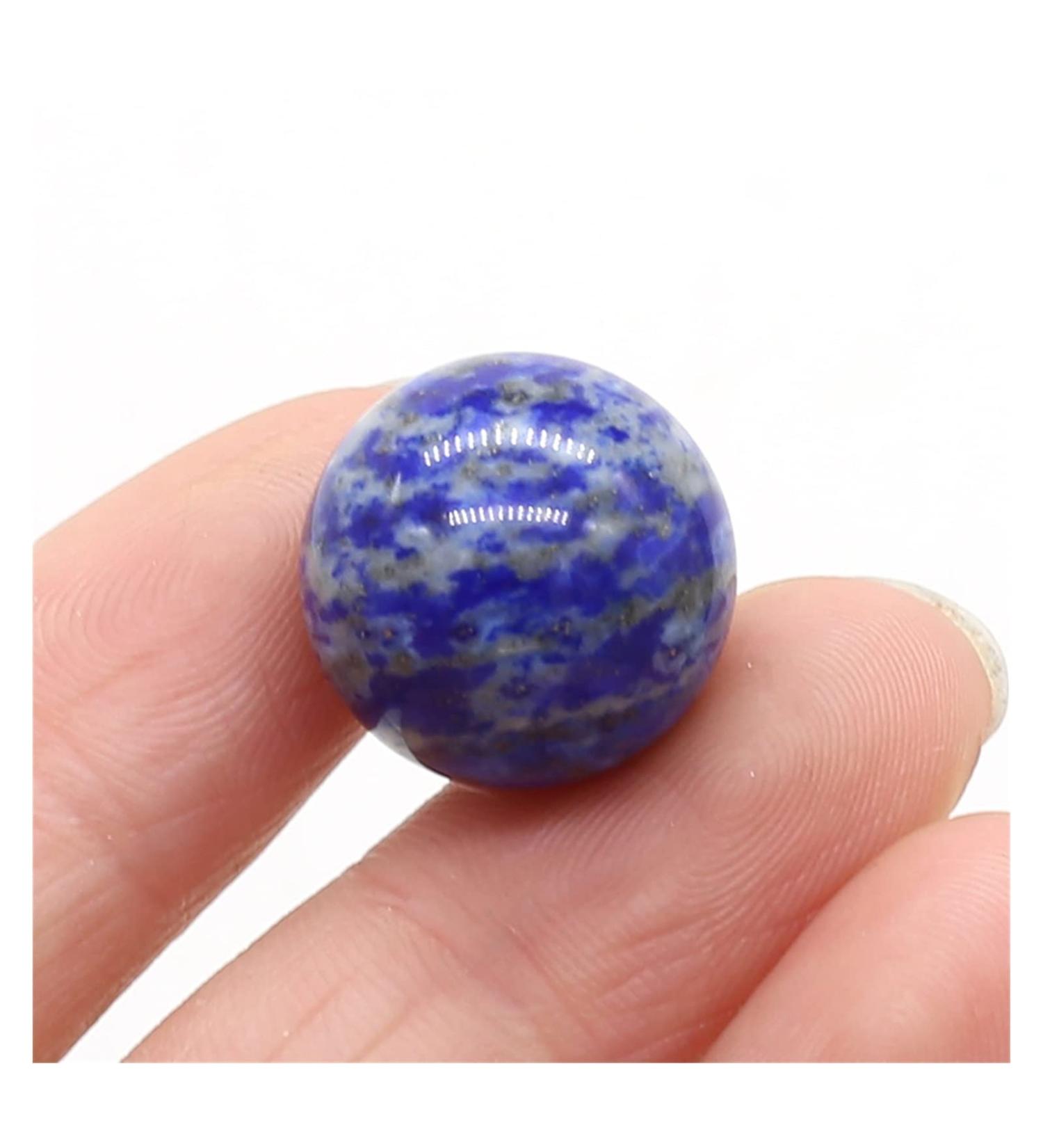 Natural Crystal Rough 16mm Round Natural Crystal Quartz Transfer Ball Polished Gemstone Beads Specimen DIY Jewelry Home Natural Stone (Color : Lapis Lazuli Size : 1PC) - Buy Online on GoSupps.com