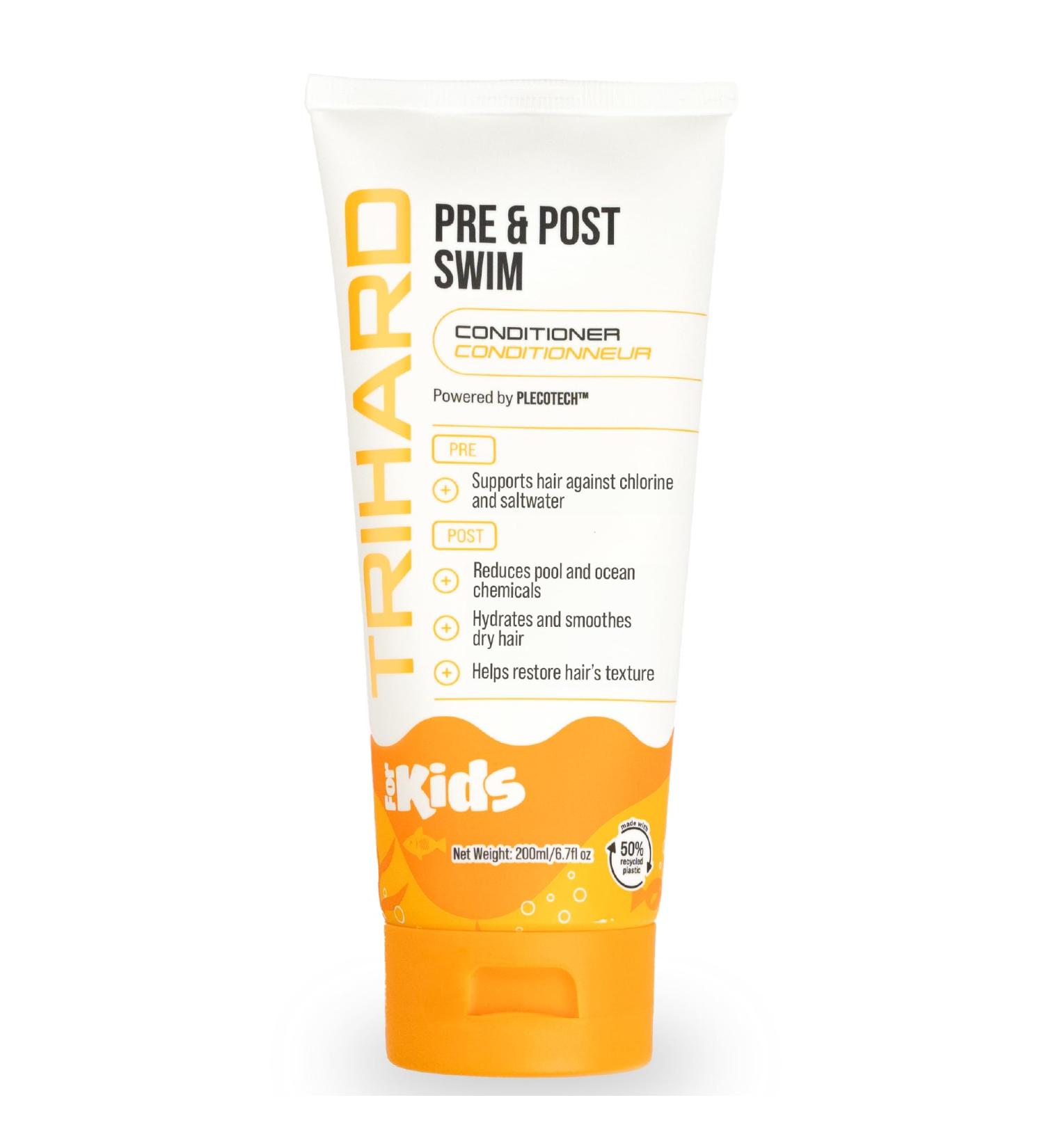 TRIHARD Kids Swim Care Conditioner Remove Chlorine & Saltwater | Hydrate & Restore Hair | Gentle for All Hair Types - Buy Online on GoSupps.com