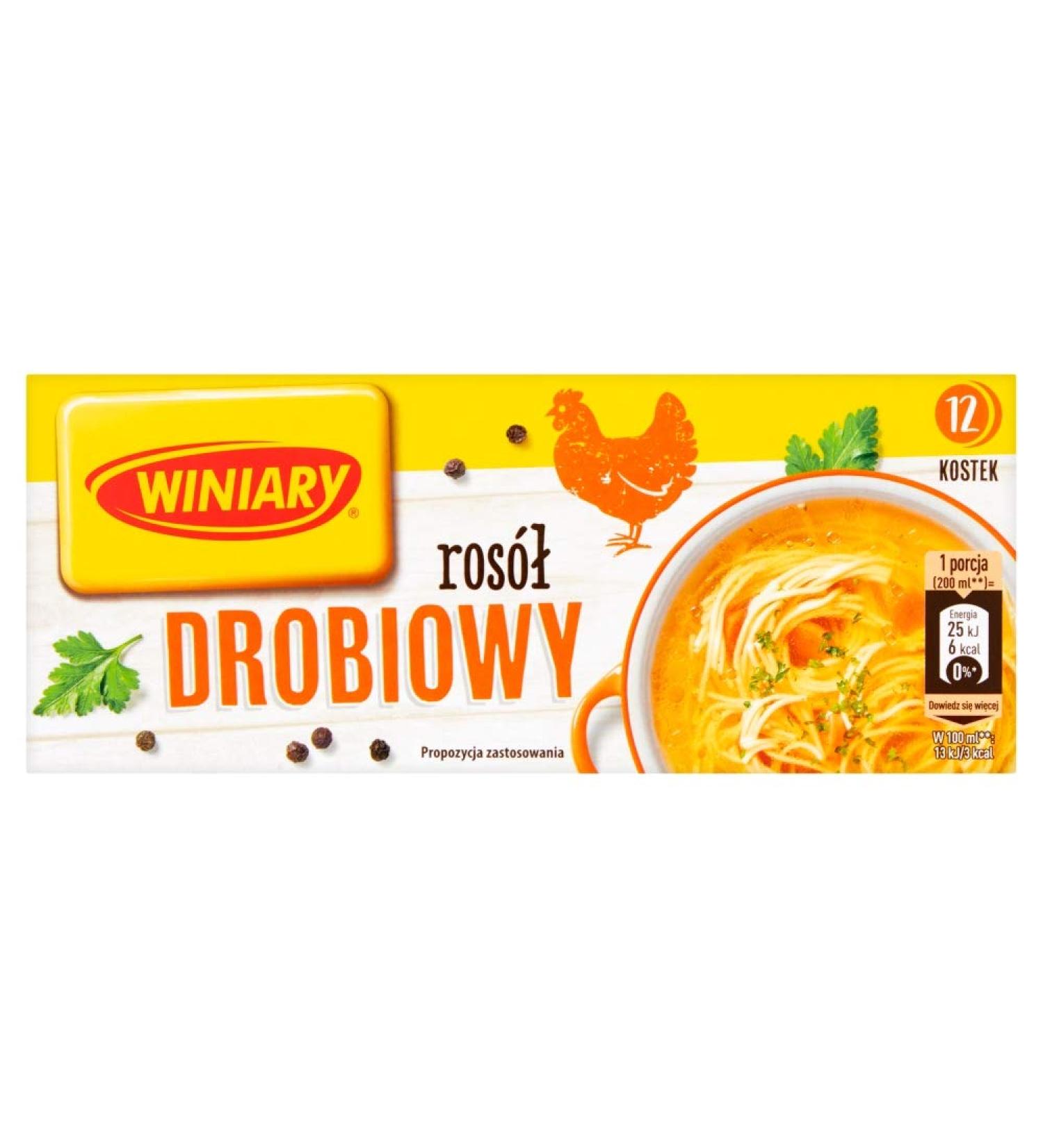 Winiary Chicken Stock Cubes 120g