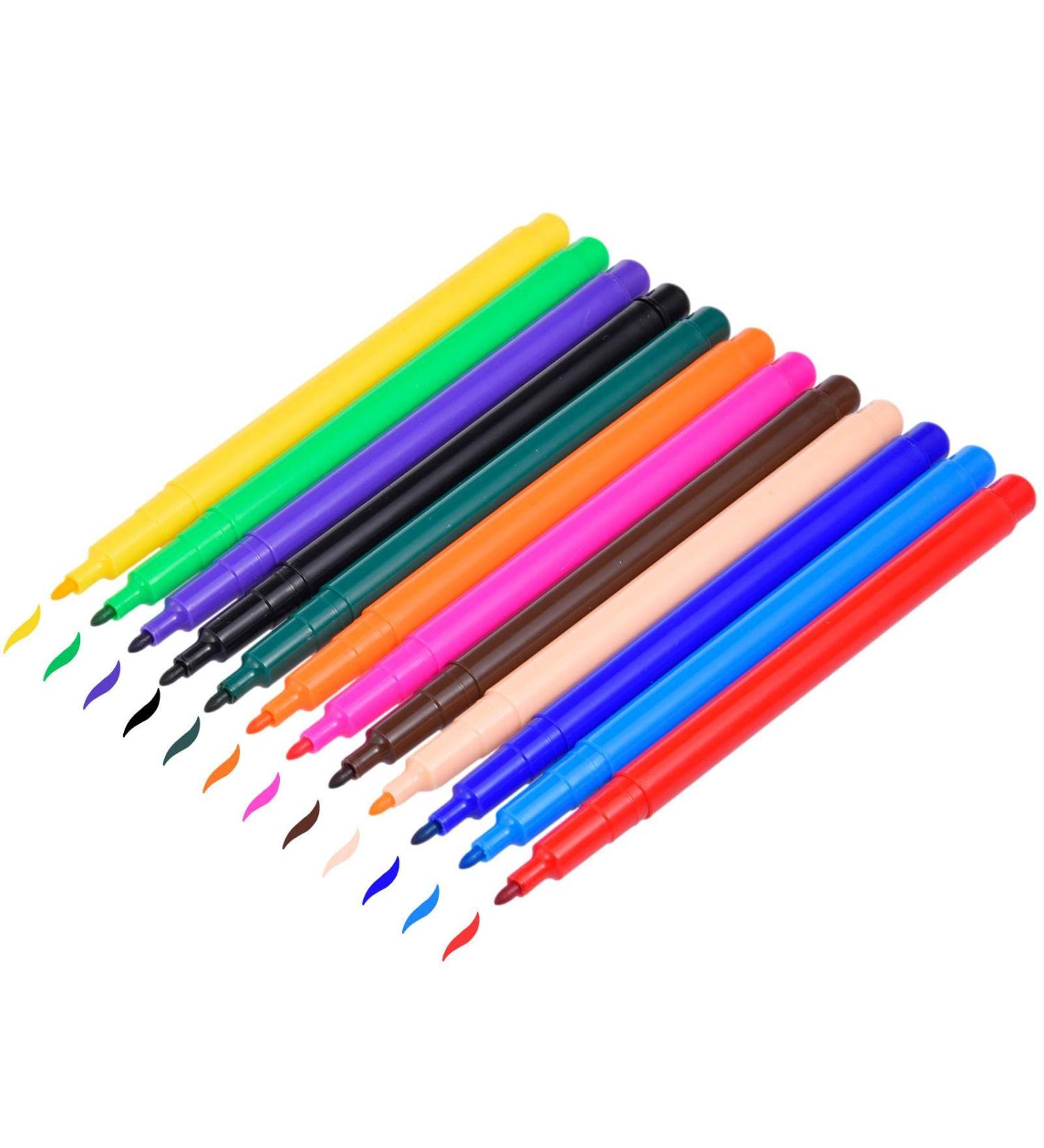 Edible Food Pens - Food Markers for Sandwiches - 12-Color Edible Food Colour Pens Food Coloring Marker Baking Edible Coloring Pens Gourmet Writers Tosier - Buy Online on GoSupps.com